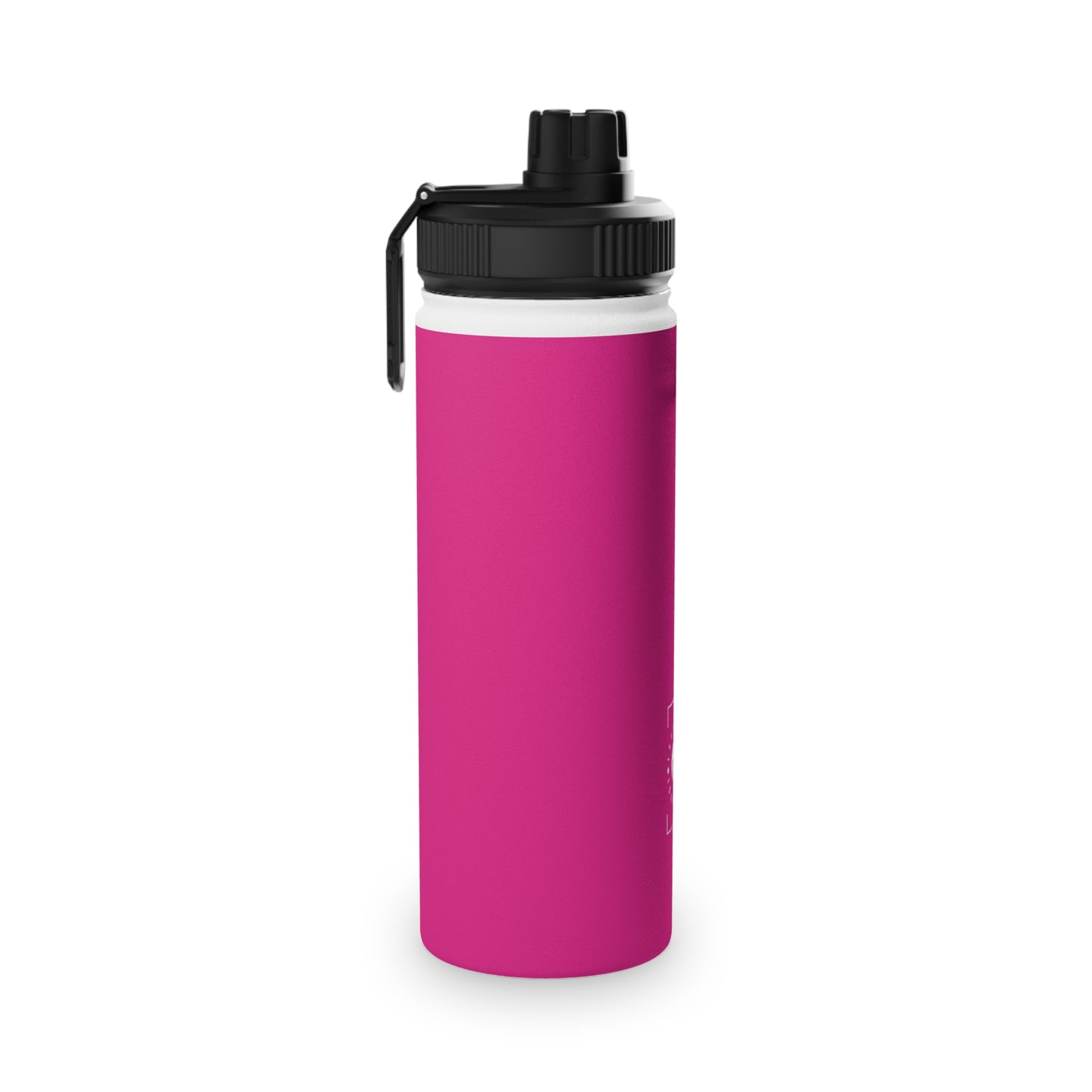 #E0218A Pink - Sports Water Bottle