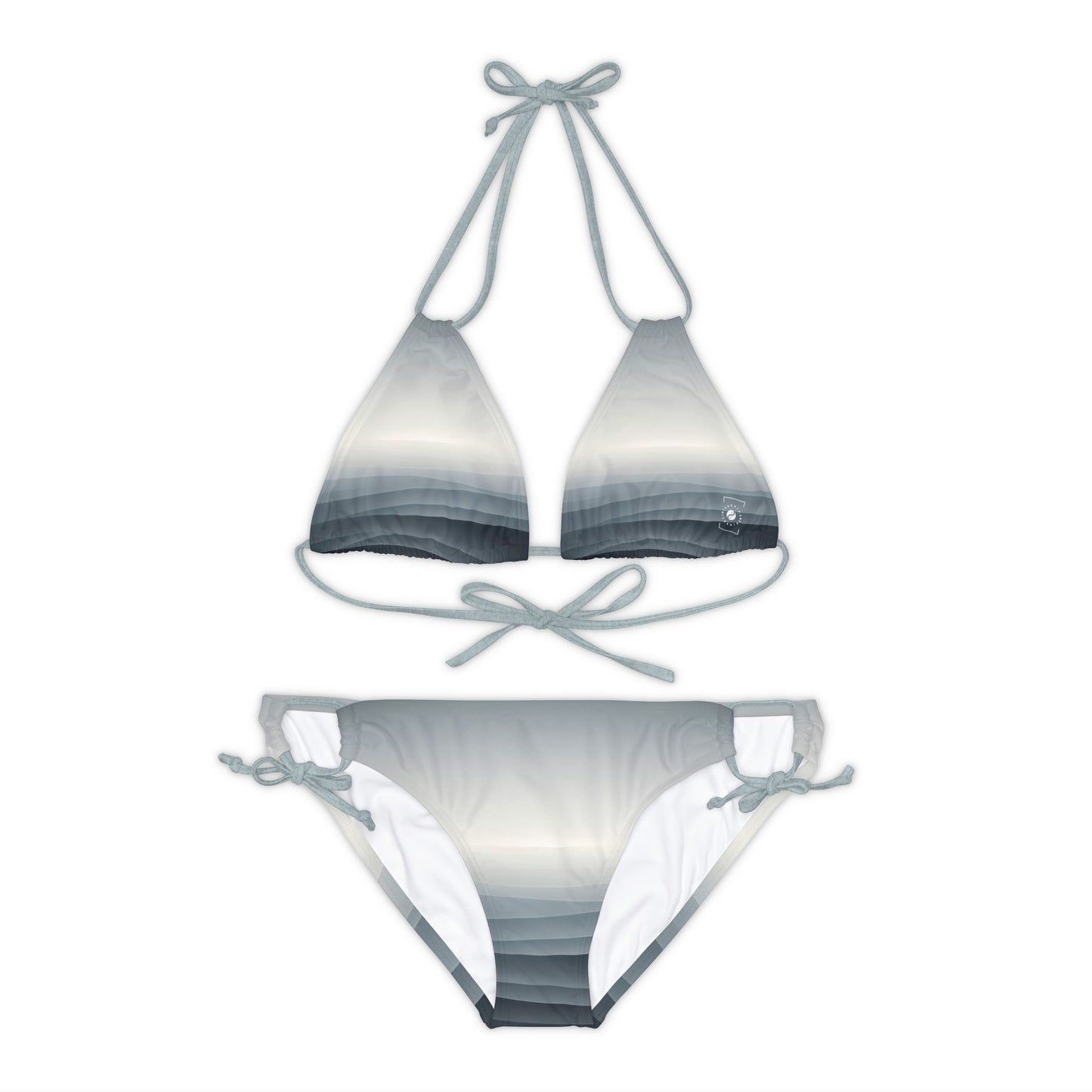 "Gradients of Grace" - Lace-up Bikini Set