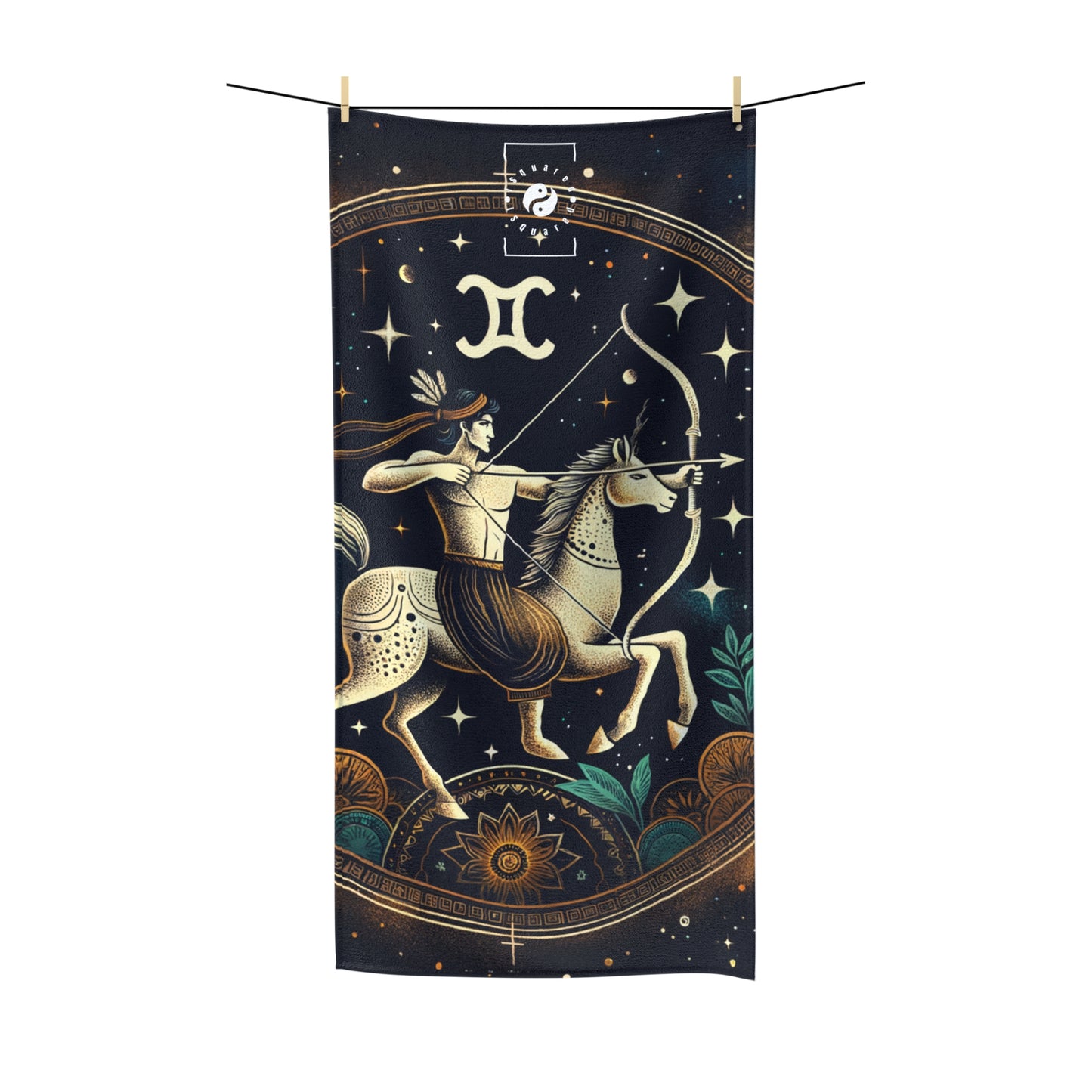 Sagittarius Emblem - All Purpose Yoga Towel