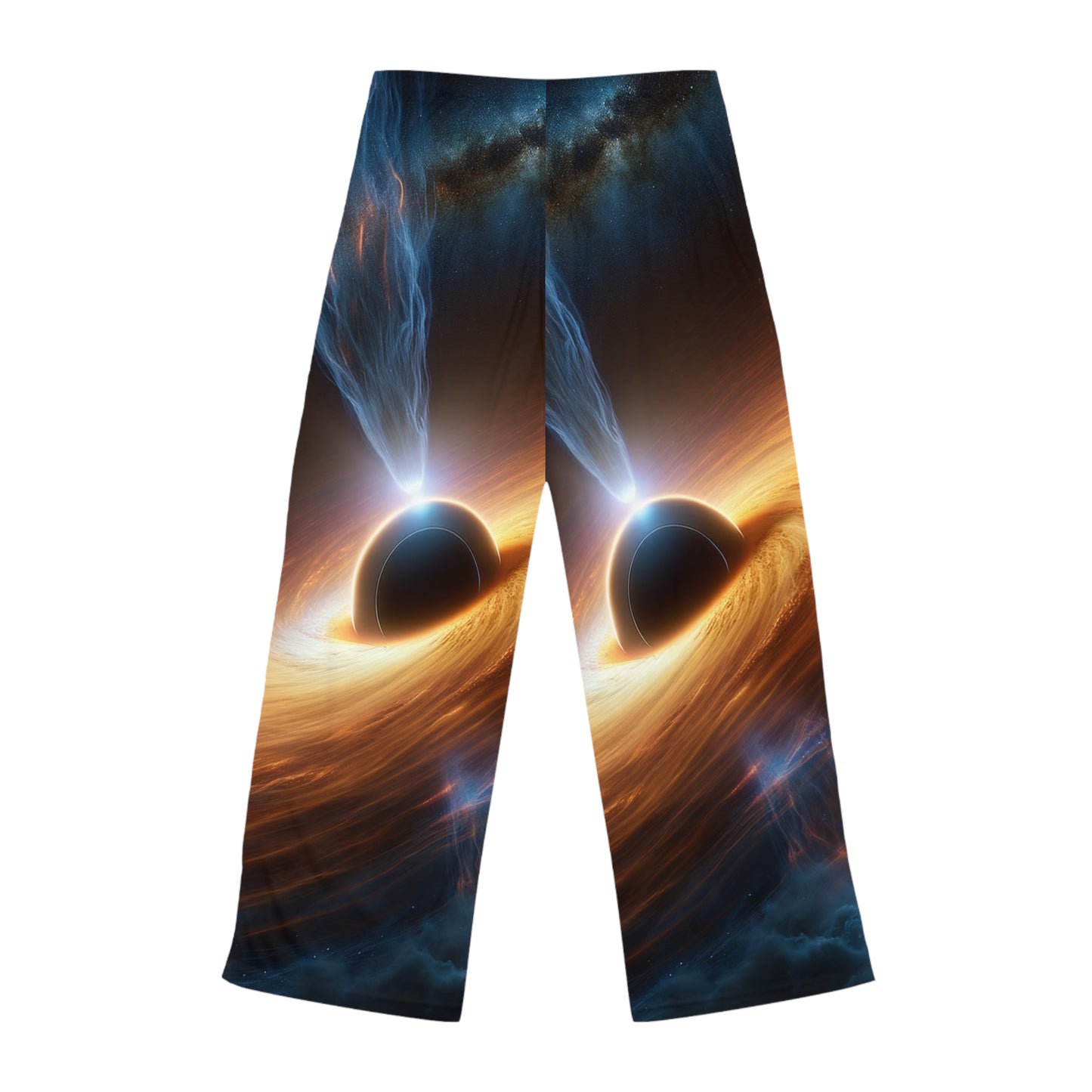 "Discs of Illumination: Black Hole Reverie" - Women lounge pants