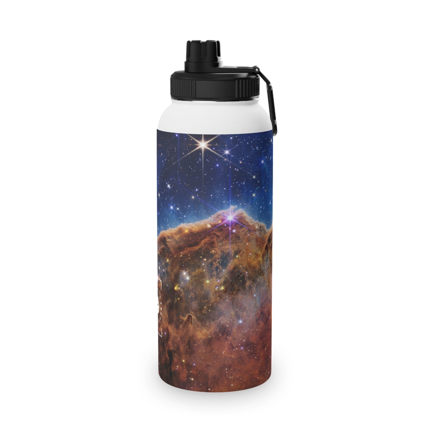 “Cosmic Cliffs” in the Carina Nebula (NIRCam Image) - JWST Collection - Sports Water Bottle