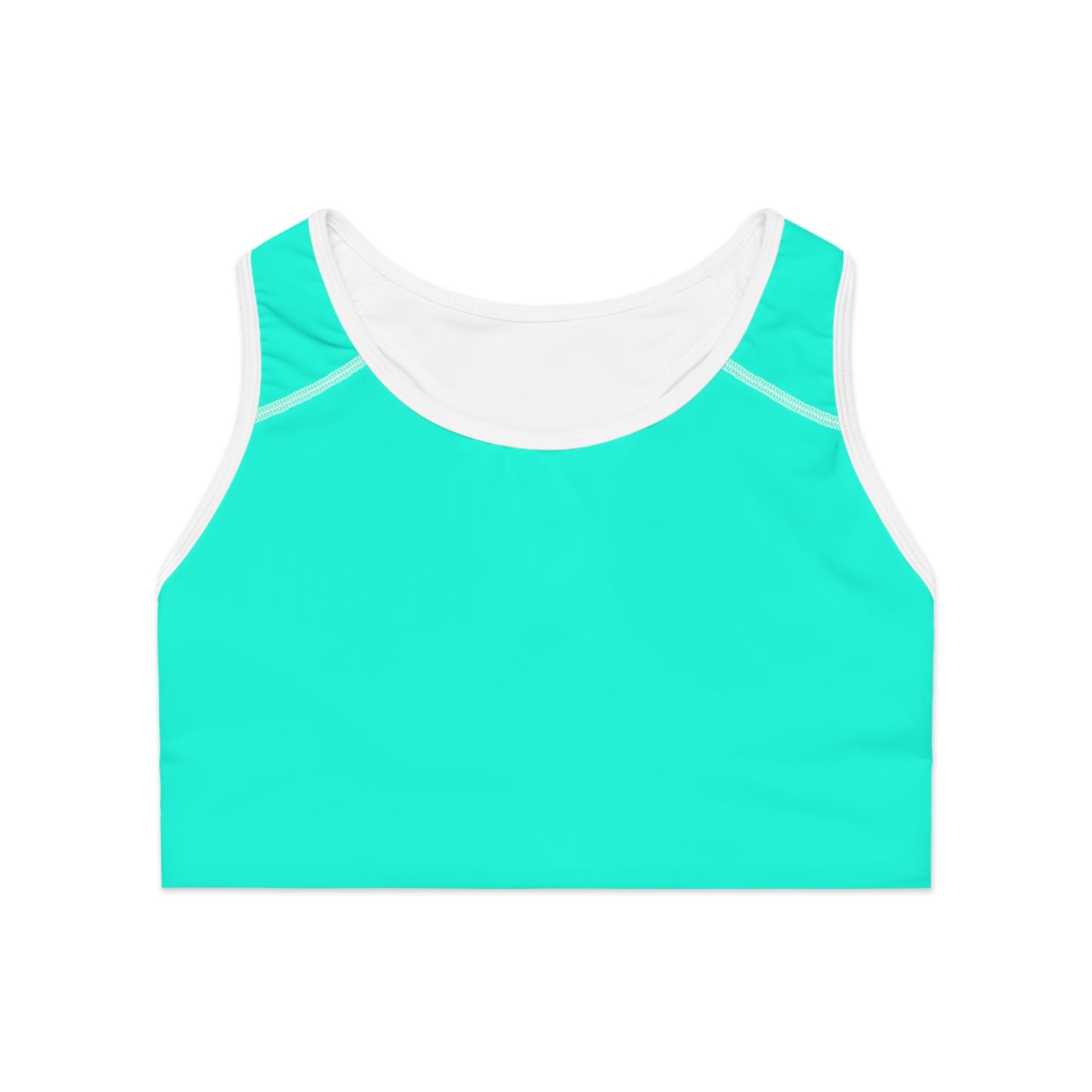 Neon Teal #11ffe3 - Soutien-gorge de sport haute performance