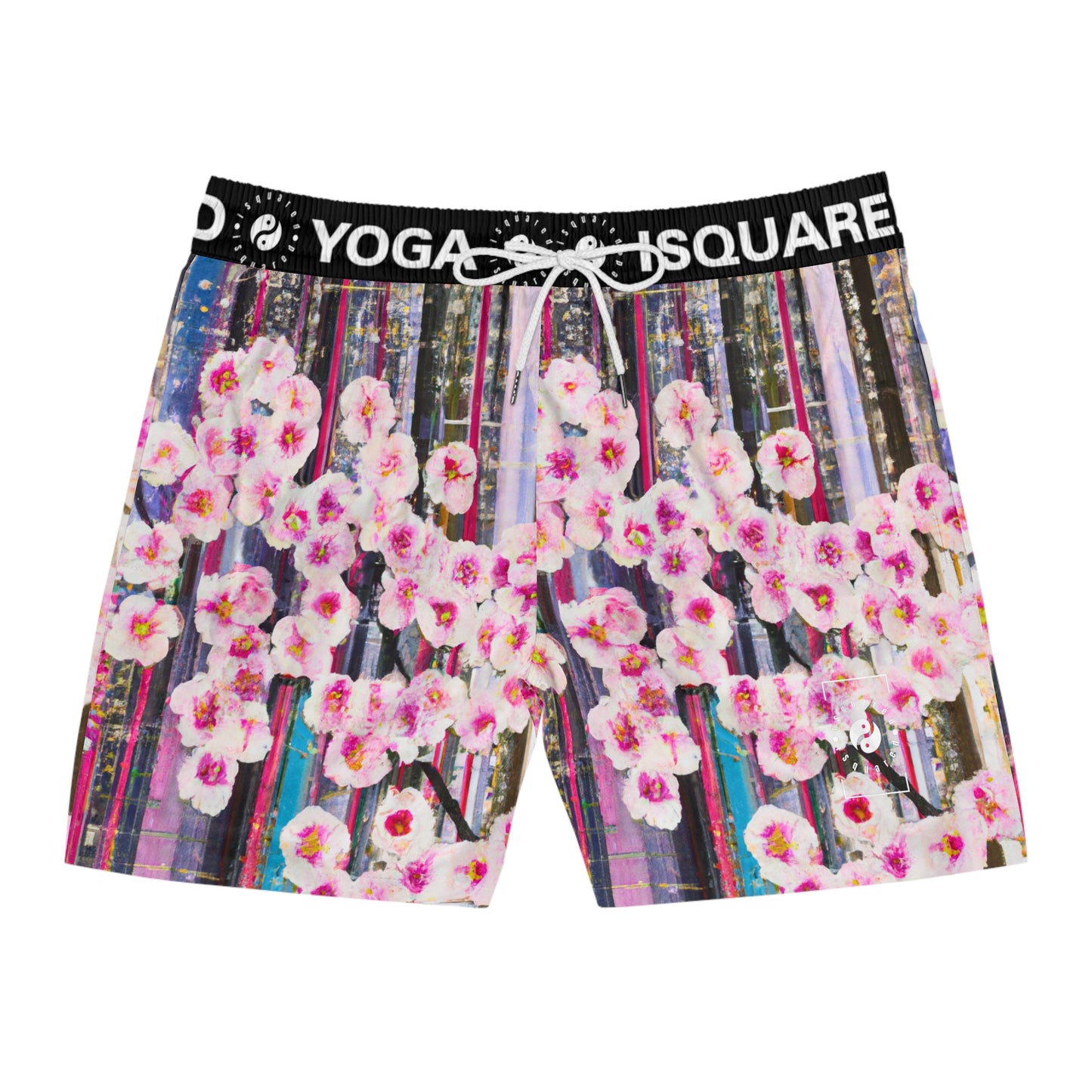 Abstract Bloom 05 - Swim Shorts (Mid-Length) for Men