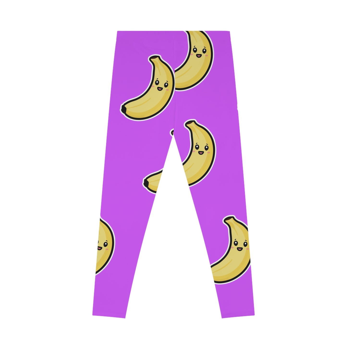 #D65BFF Purple + Banana - Unisex Tights