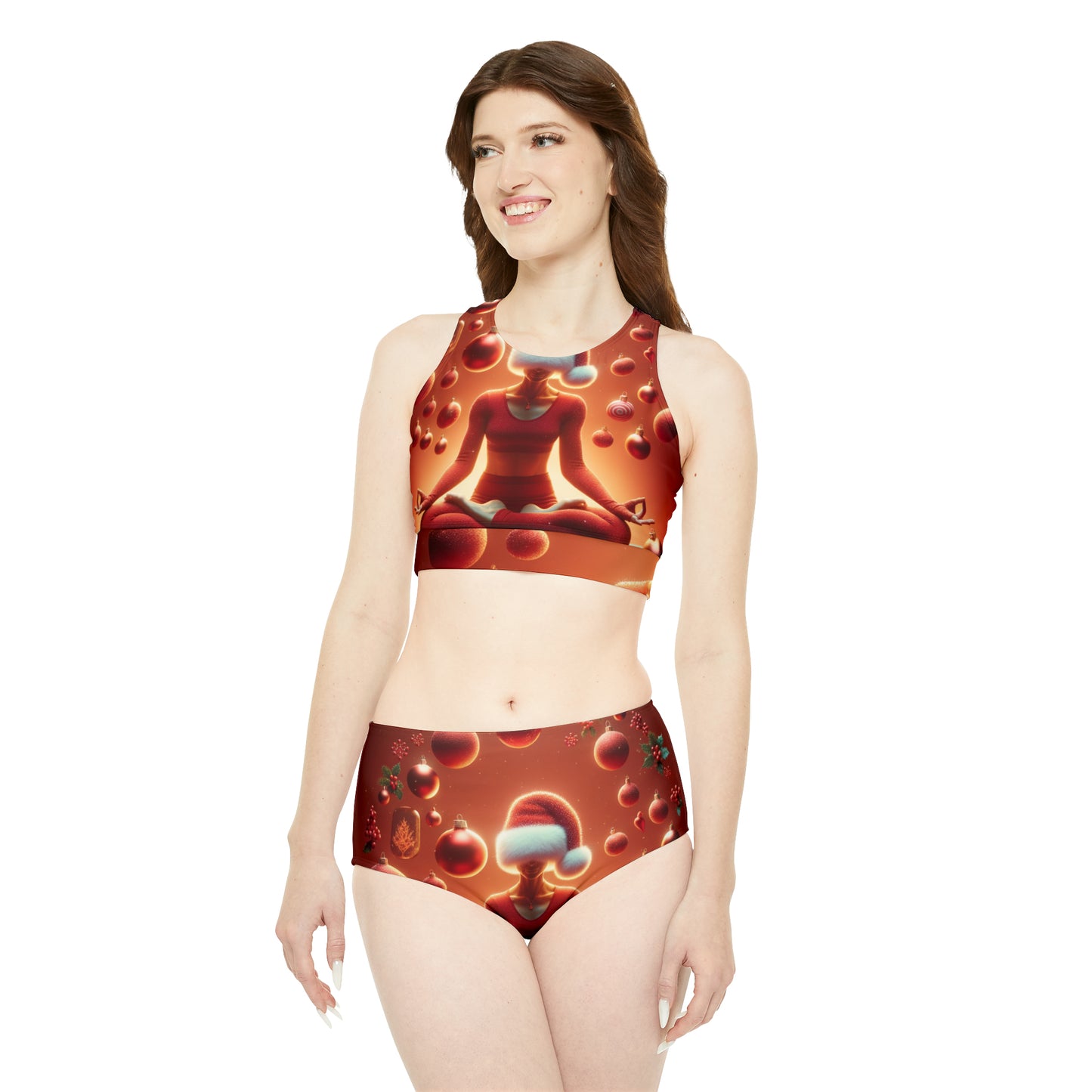 iSquared Yuletide - Ensemble de bikini de yoga chaud