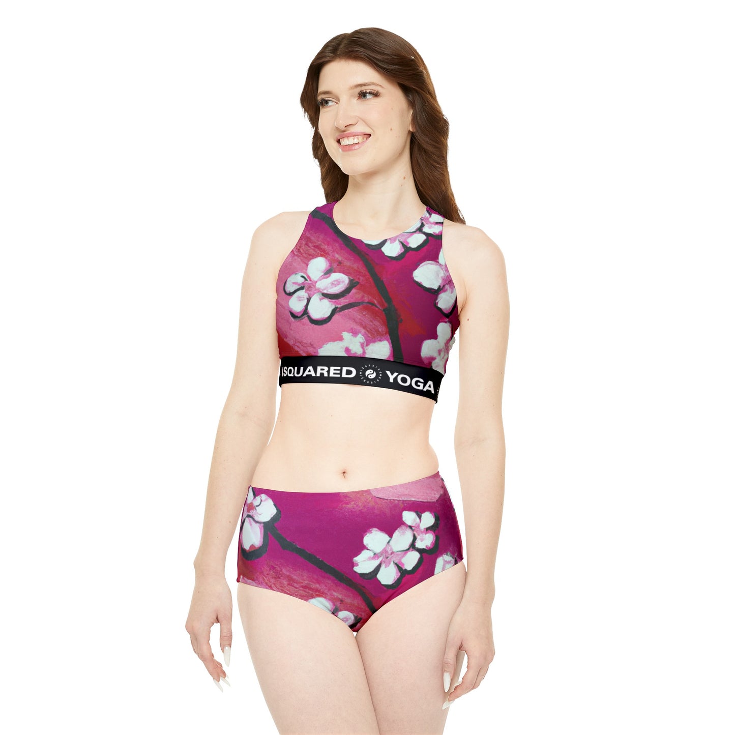 Ephemeral Blossom - Hot Yoga Bikini Set