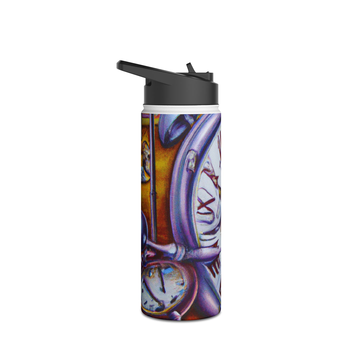 "Chrono Illusionist's Liquid Riddle" - Water Bottle