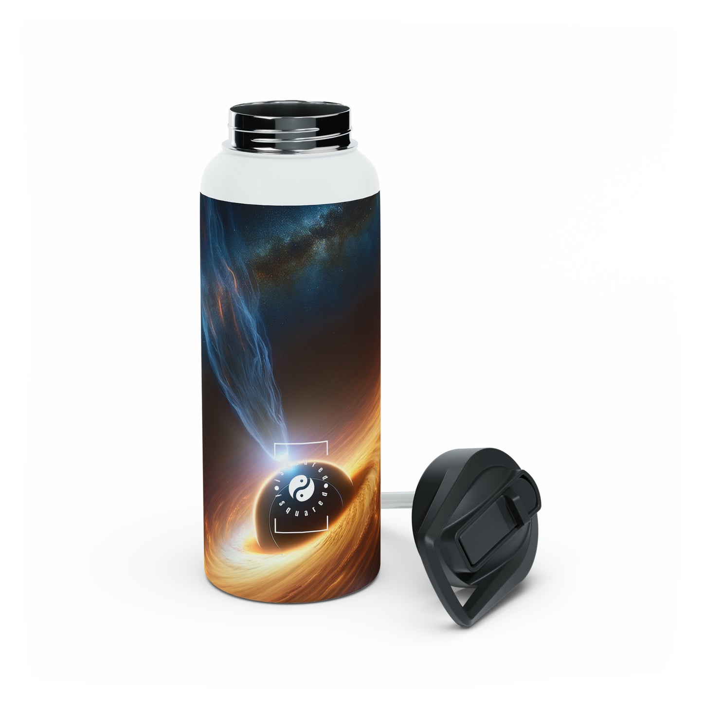 "Discs of Illumination: Black Hole Reverie" - Water Bottle