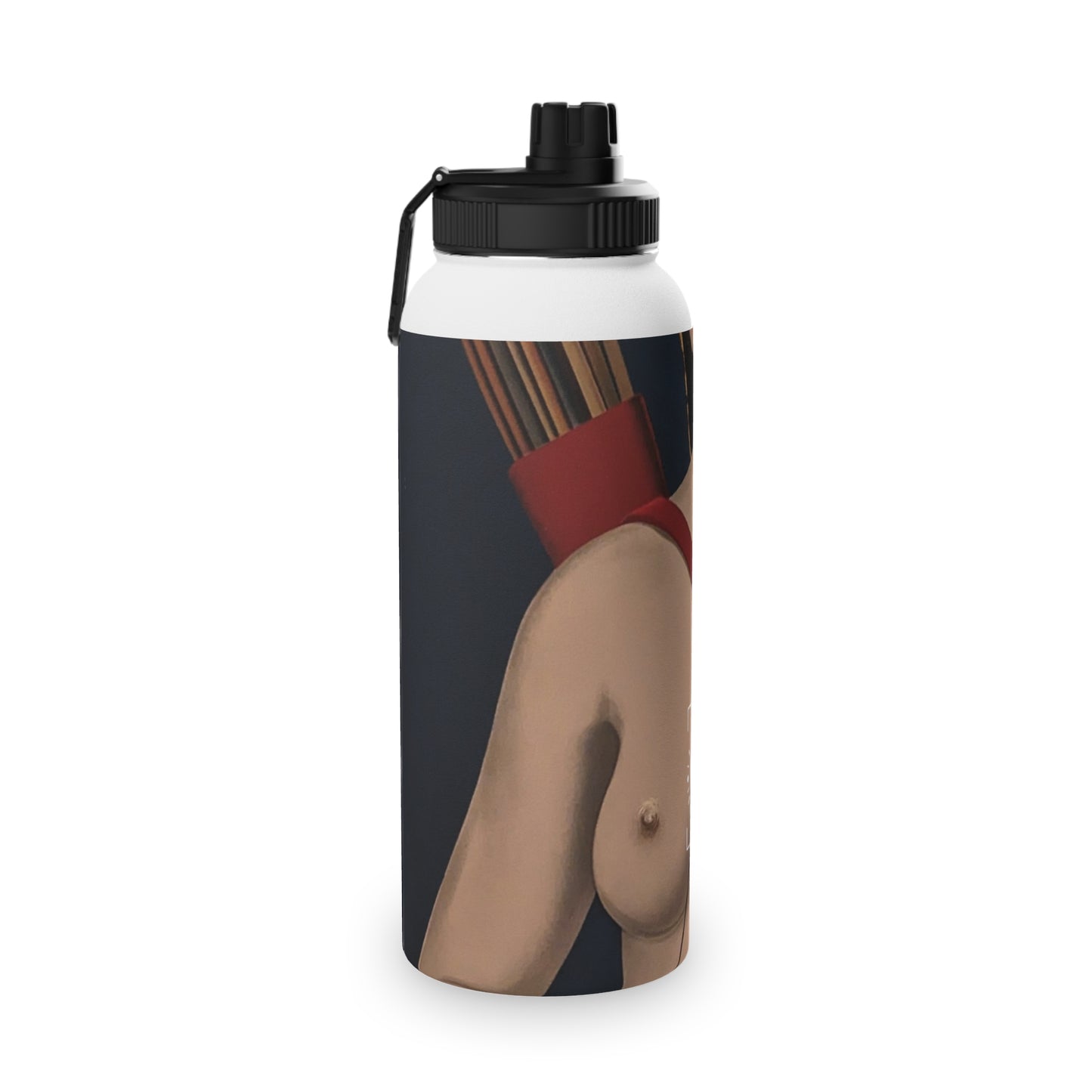 "La chaseresse - Felix Labisse" - Sports Water Bottle