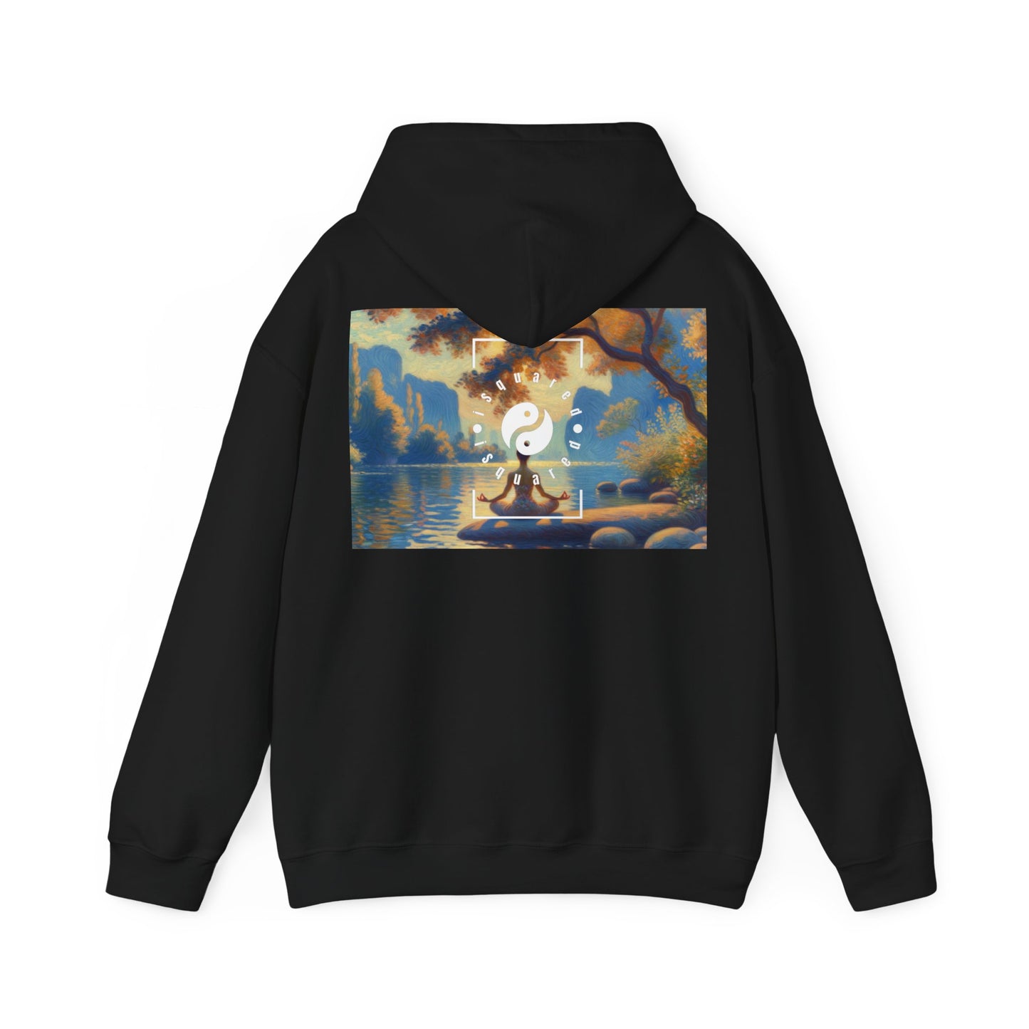 "Alignement des fleurs zen" - Sweat à capuche