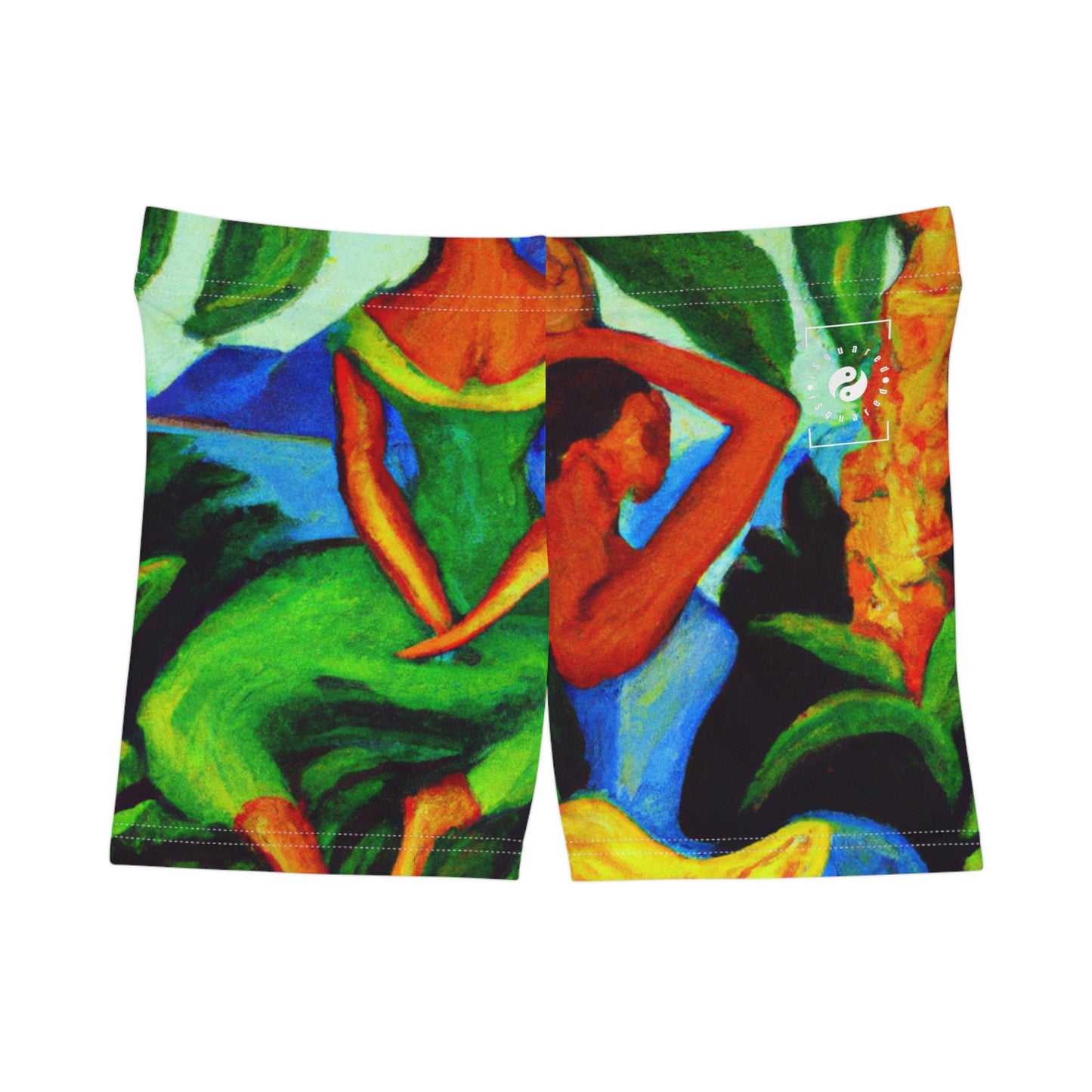 "Tropical Sutra Vivarium" - Mini Hot Yoga Short