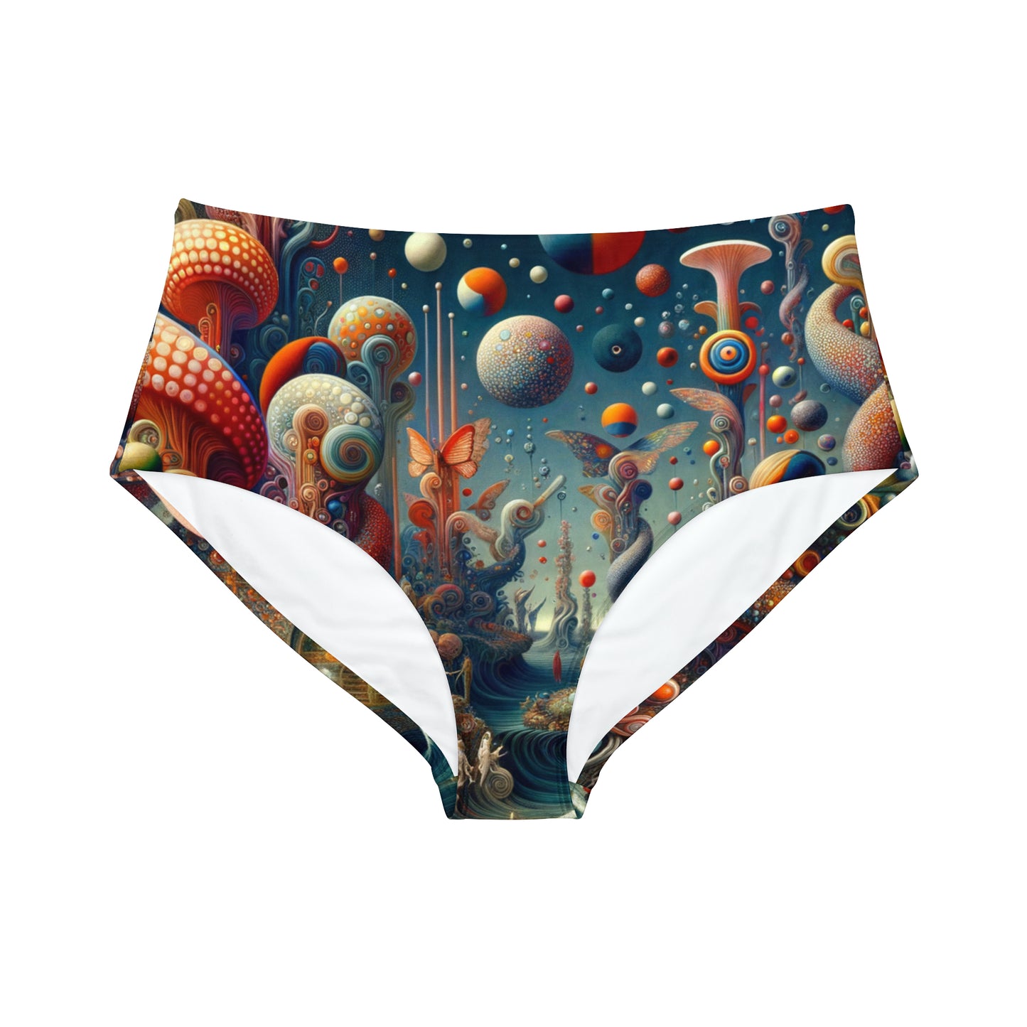 Kaleidoscopique Eden - Bas de bikini taille haute 