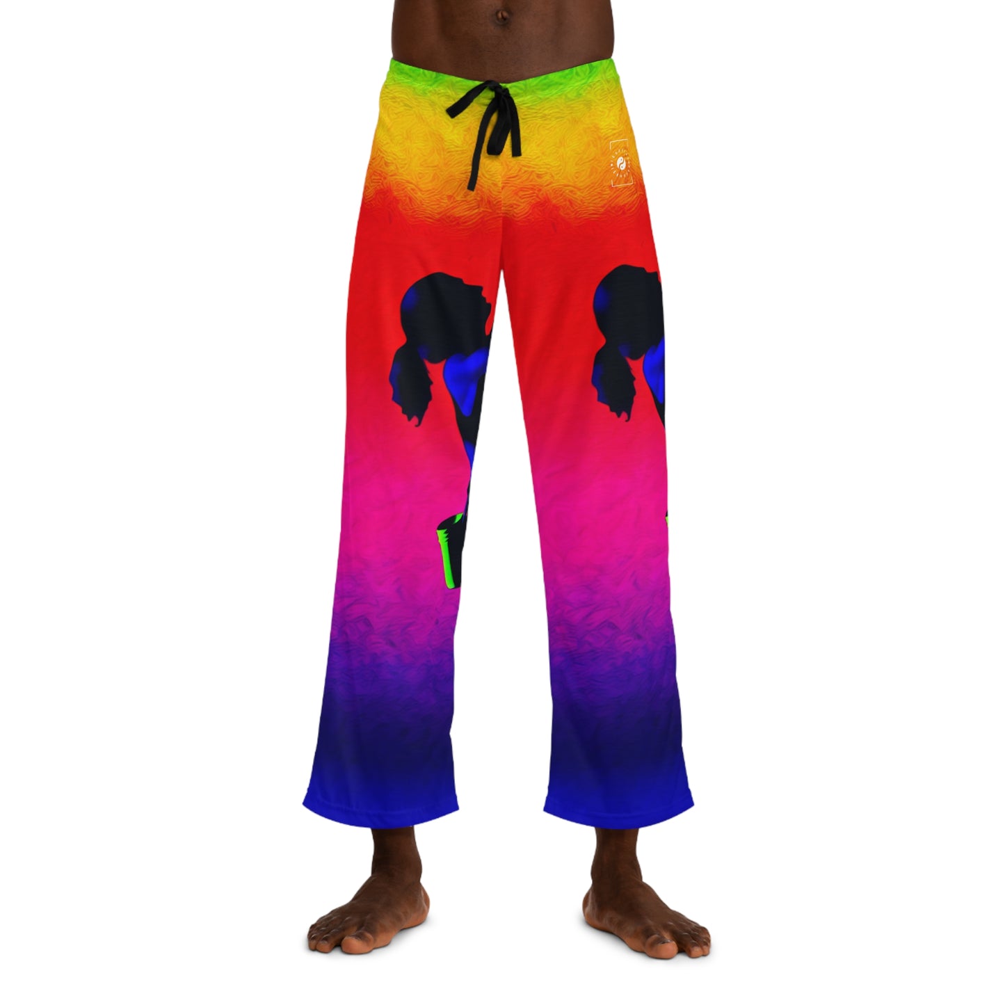 "Technicolour Ascent: The Digital Highline" - men's Lounge Pants