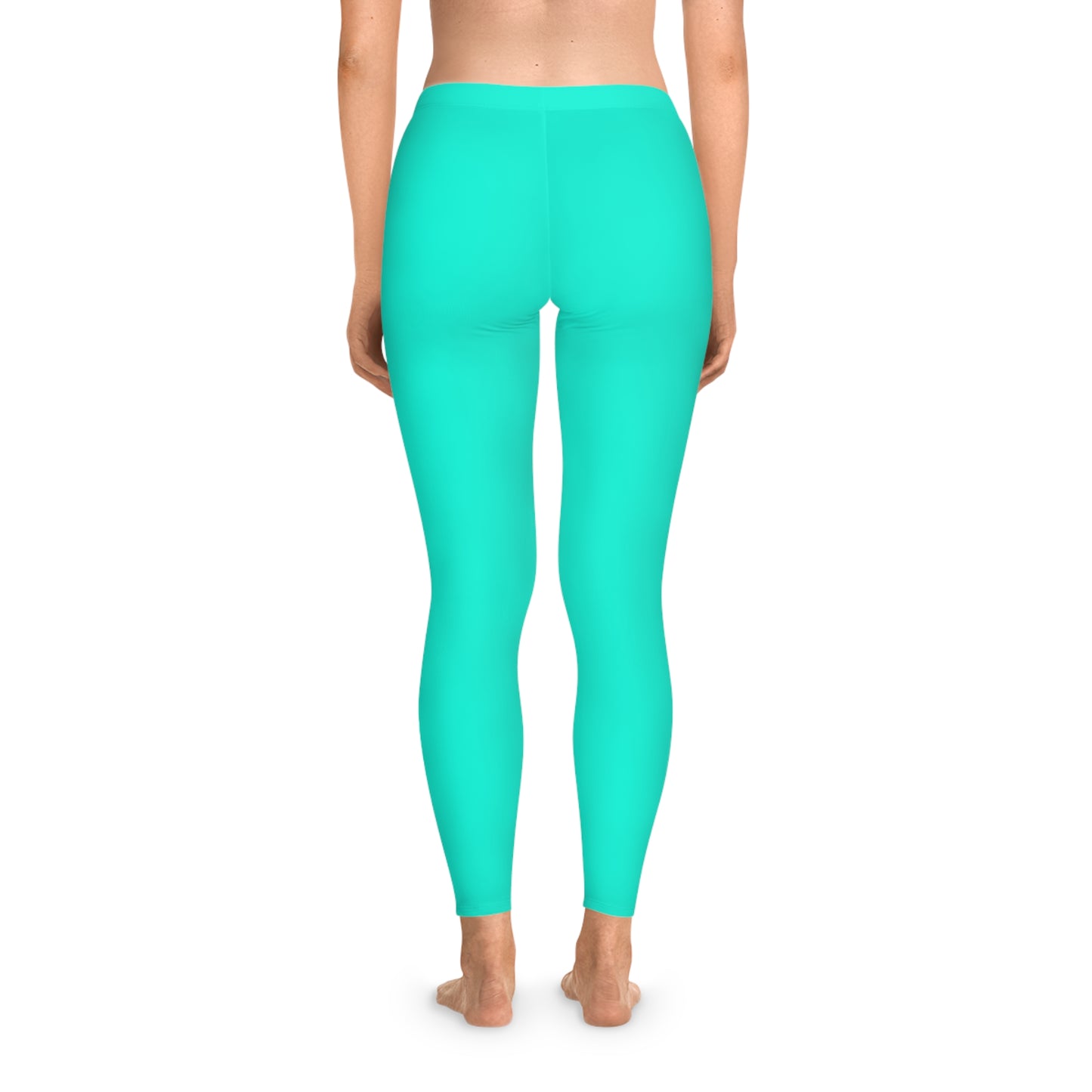 Neon Teal #11ffe3 - Unisex Tights