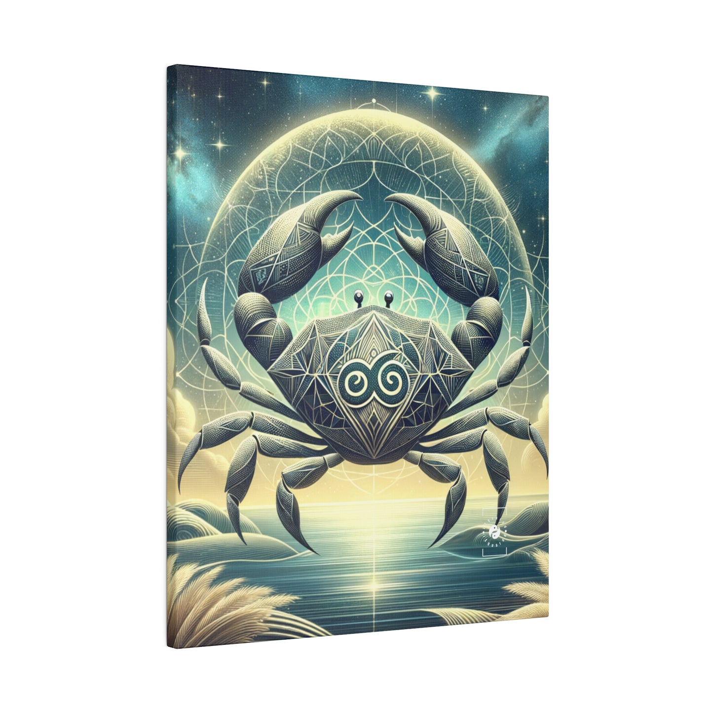 Crab Constellation Yoga - Art Print Canvas