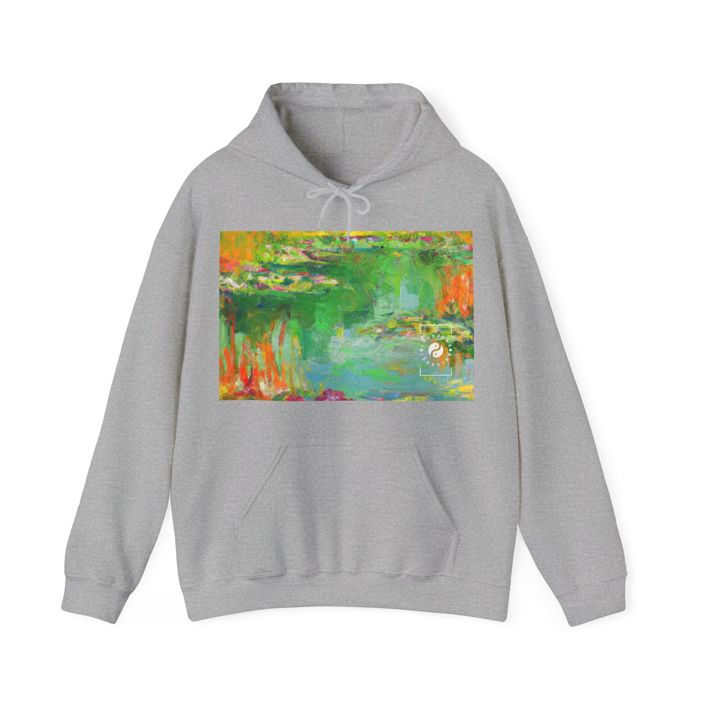 "Lily Aquarelle: Dusk Reflections" - Hoodie