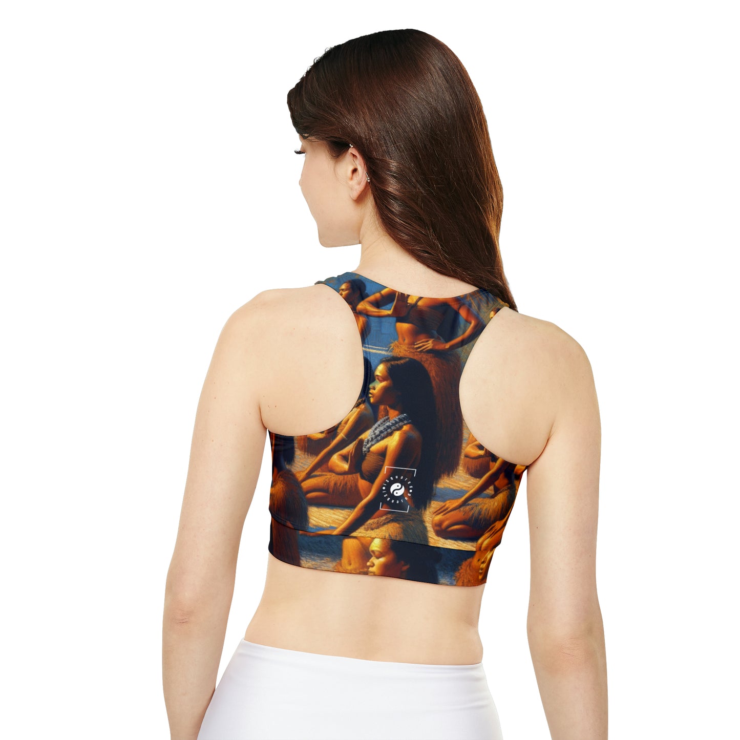 Gauguin Reverie - Soutien-gorge de sport doublé et rembourré