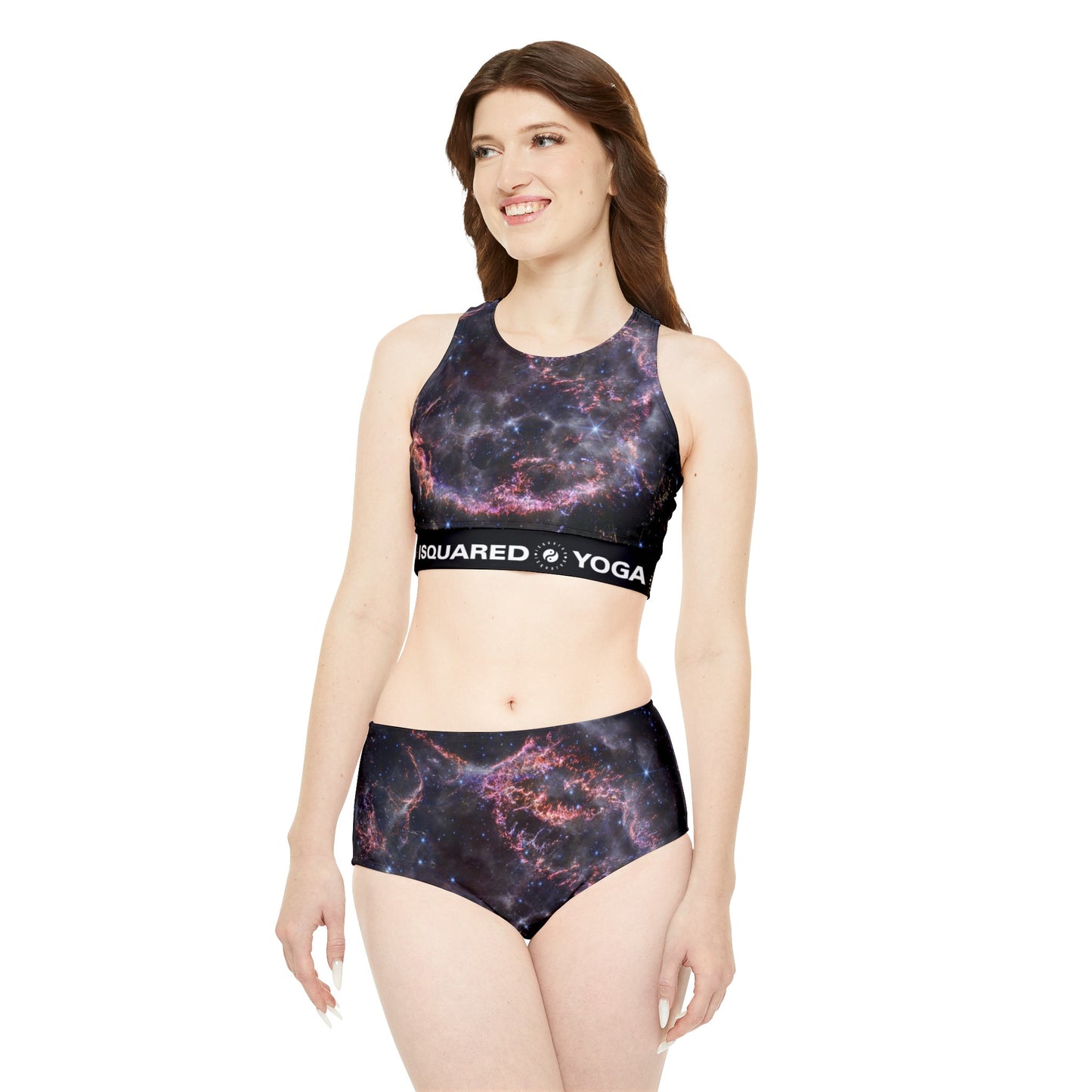 Cassiopée A (Image NIRCam) - Collection JWST - Ensemble de bikini de yoga chaud