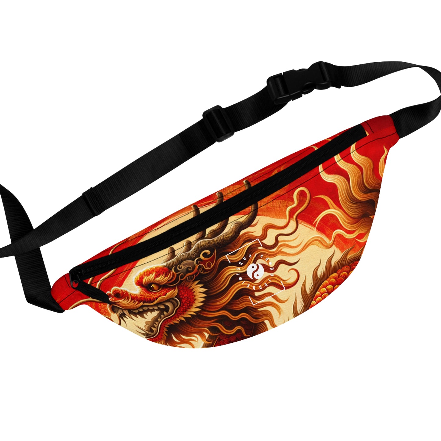 "Golden Dragon Dance in the Crimson Twilight" - Fanny Pack