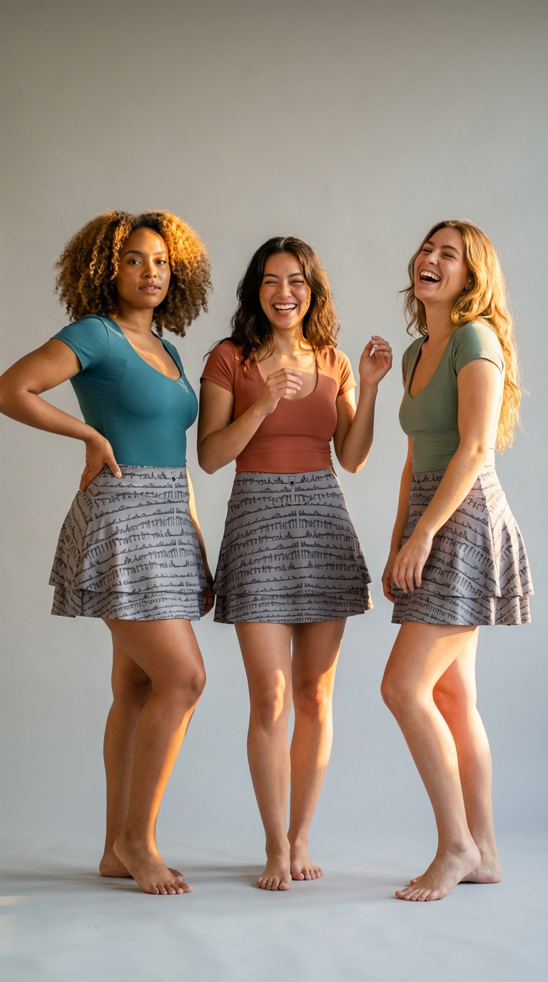 Bikram Pastel - iSquared Ruffle Skirt