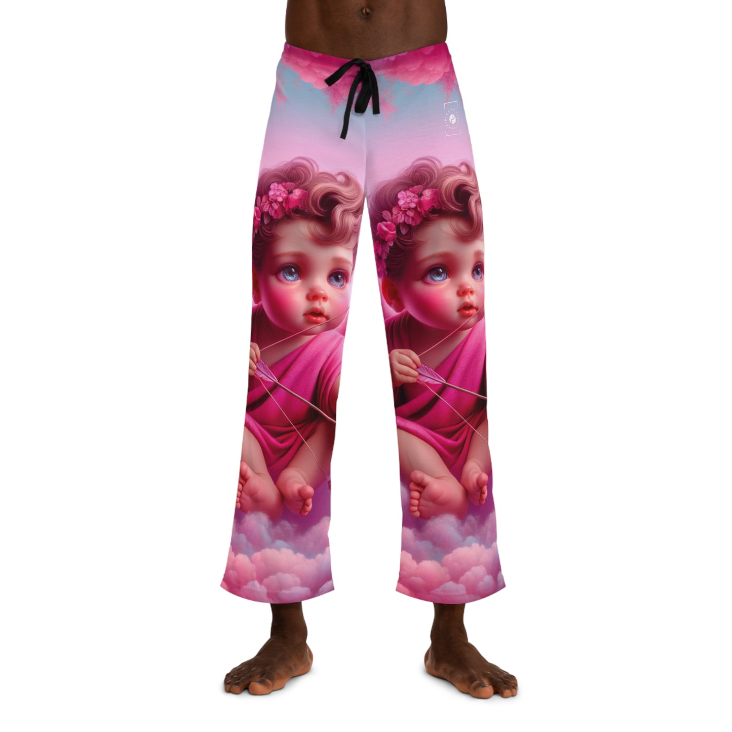 "Bold Blush: A Cupid's Love Affair" - men's Lounge Pants