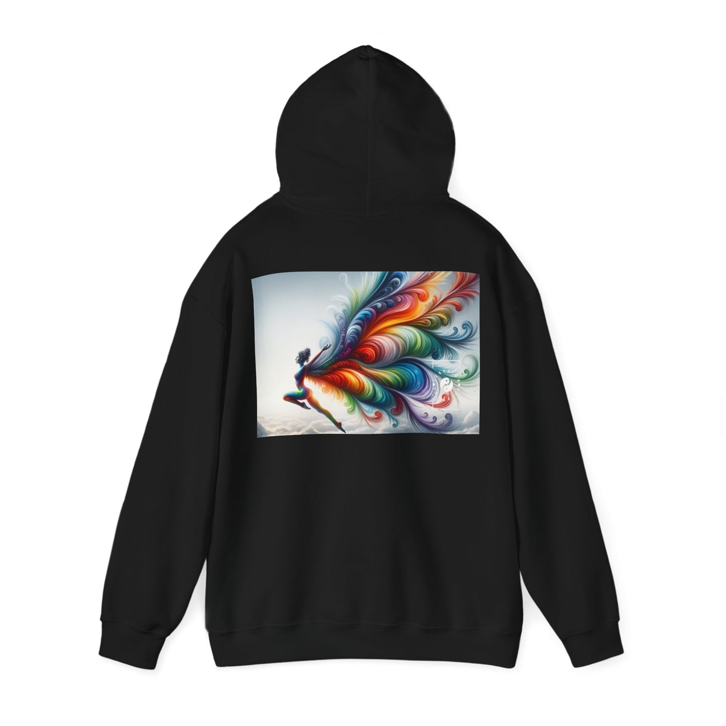 "Yogini's Rainbow Flight" - Hoodie