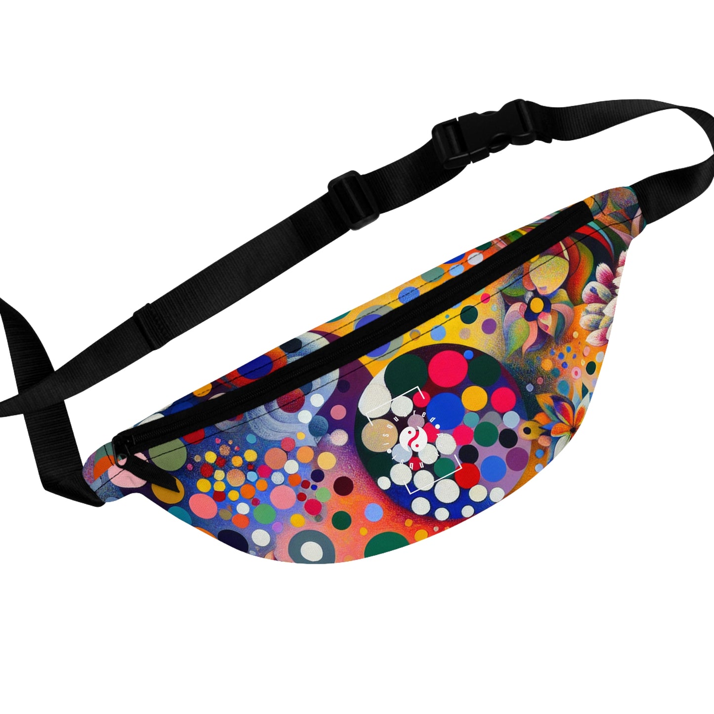 "Polka Petals in Yogic Surrealism: An Artistic Salute to Kusama and Kahlo" - Fanny Pack