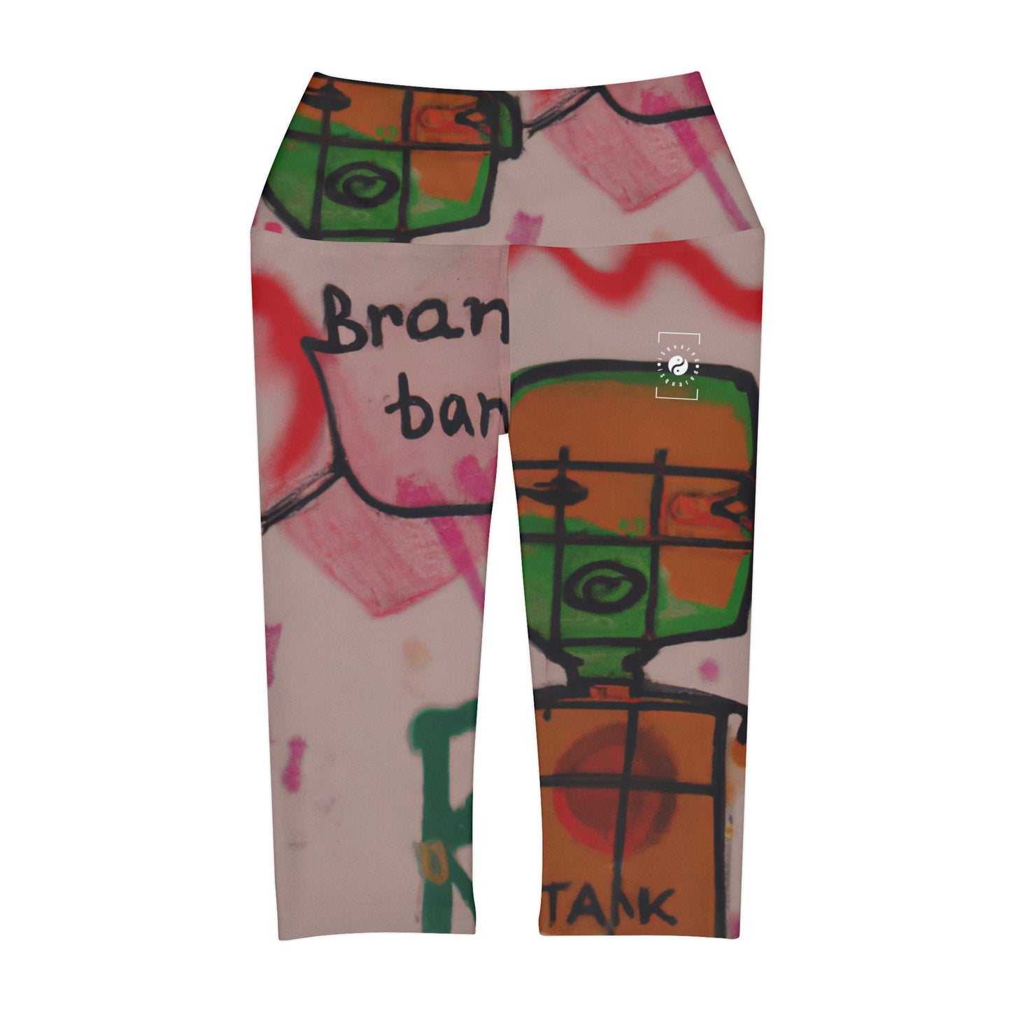 Leonardo Di Fresco - High Waisted Capri Leggings