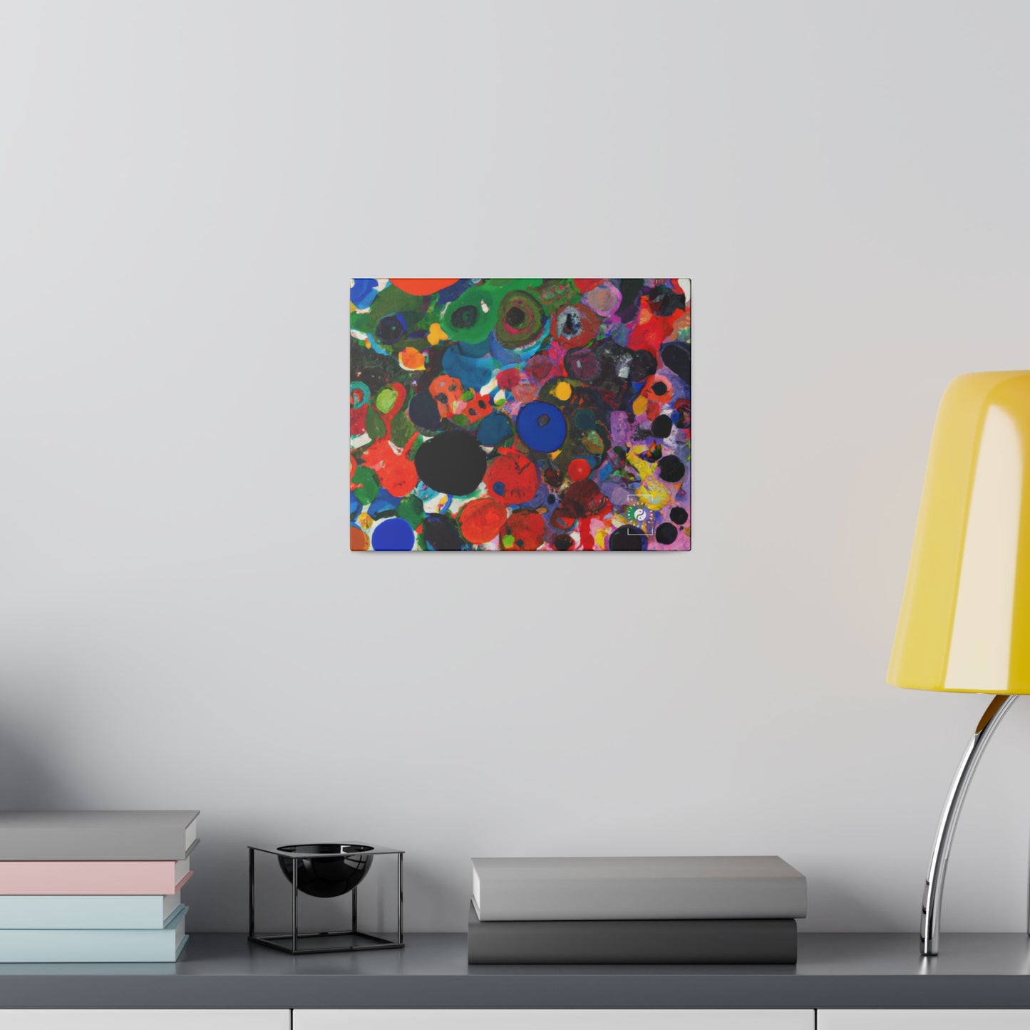 Ink drops meditation - Art Print Canvas