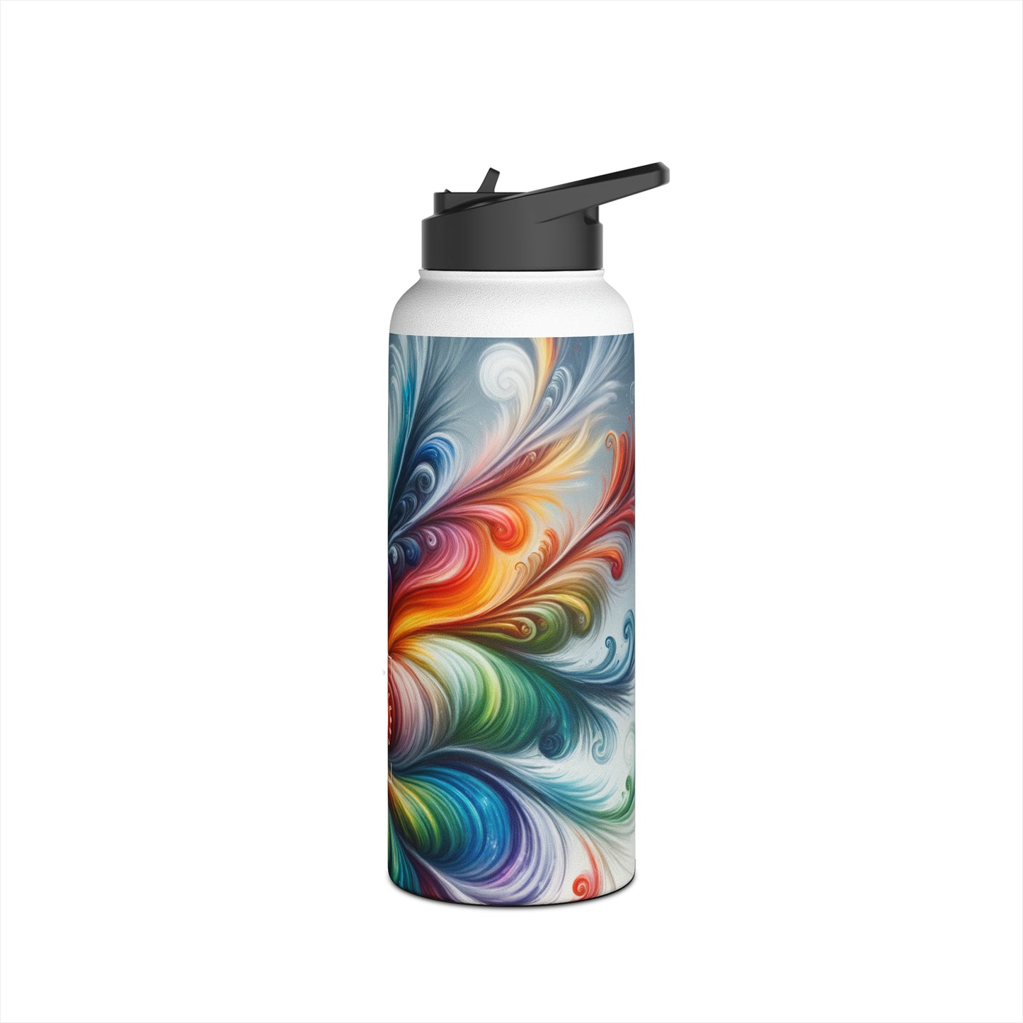 "Yogini's Rainbow Flight" - Water Bottle