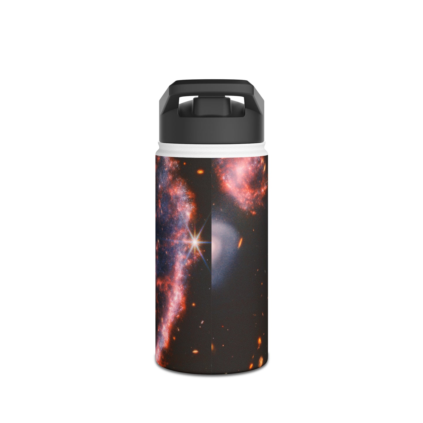 Cartwheel Galaxy (NIRCam and MIRI Composite Image) - Water Bottle