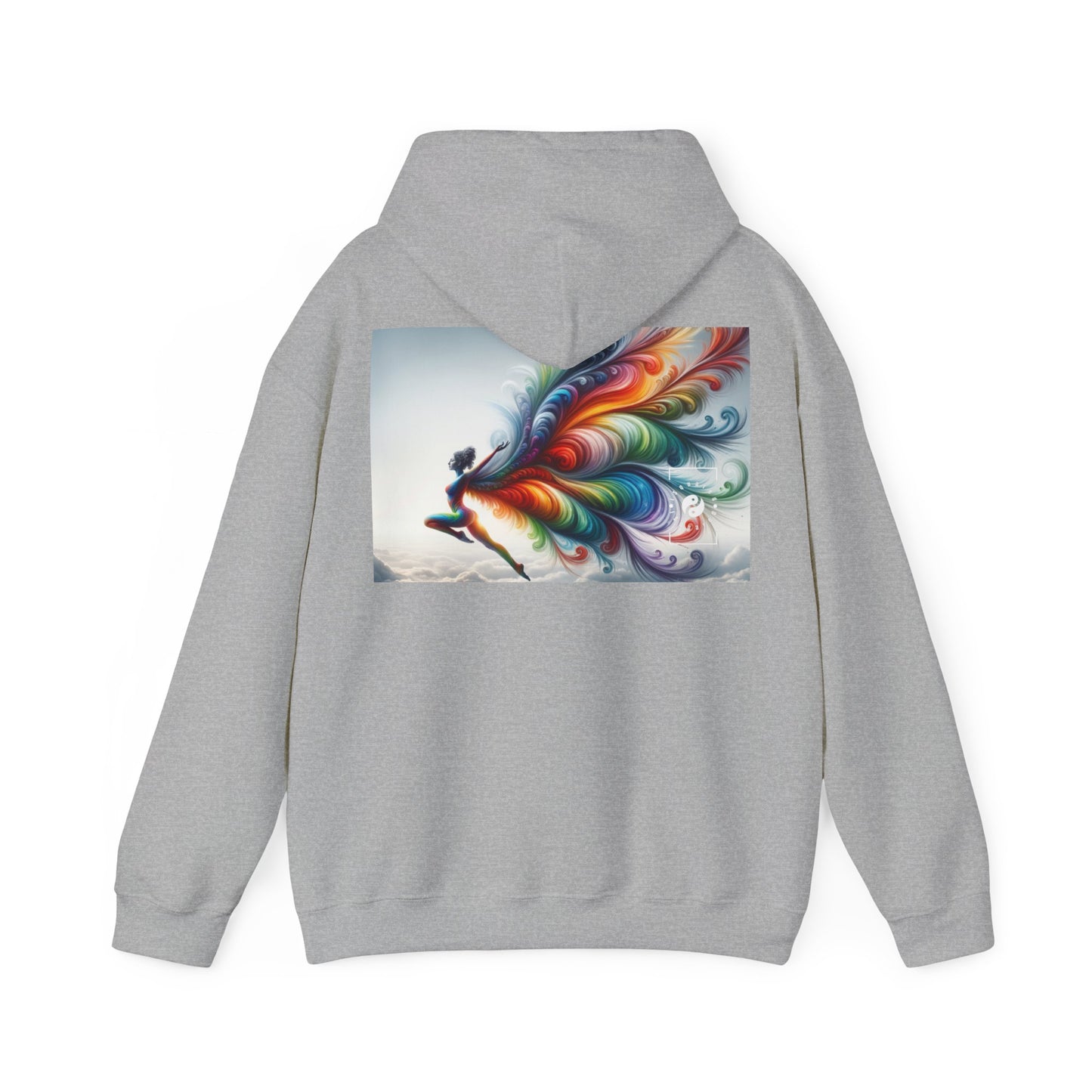 "Yogini's Rainbow Flight" - Hoodie