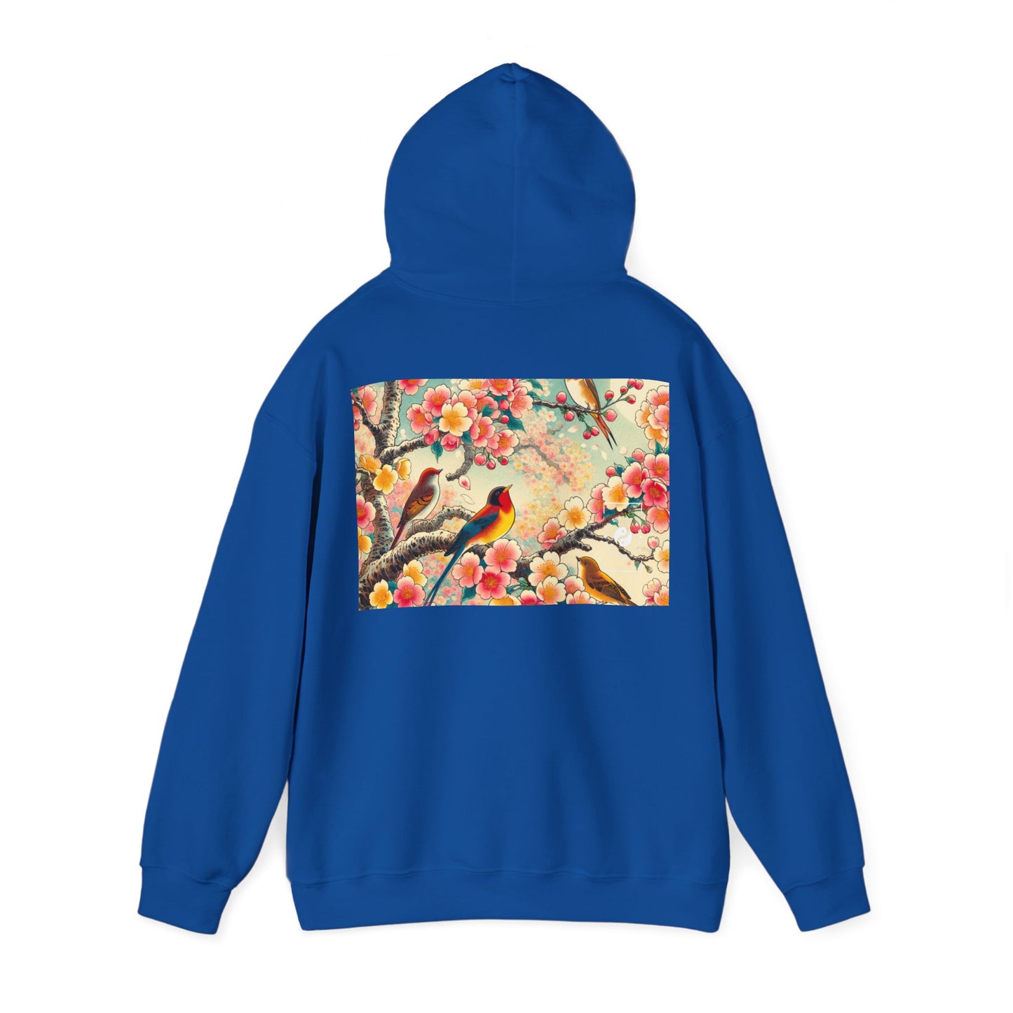 "Verdant Whispers: Sakura Chirping" - Hoodie