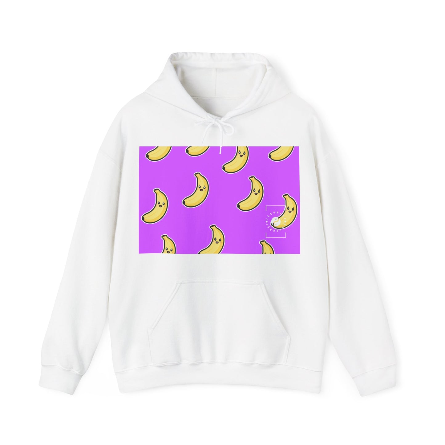 #D65BFF Purple + Banana - Hoodie