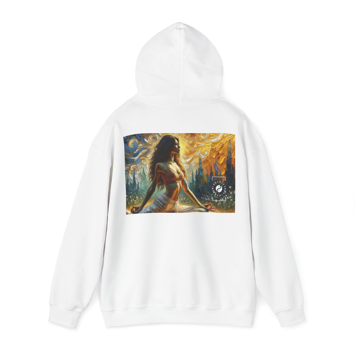 "Golden Warrior: A Tranquil Harmony" - Hoodie