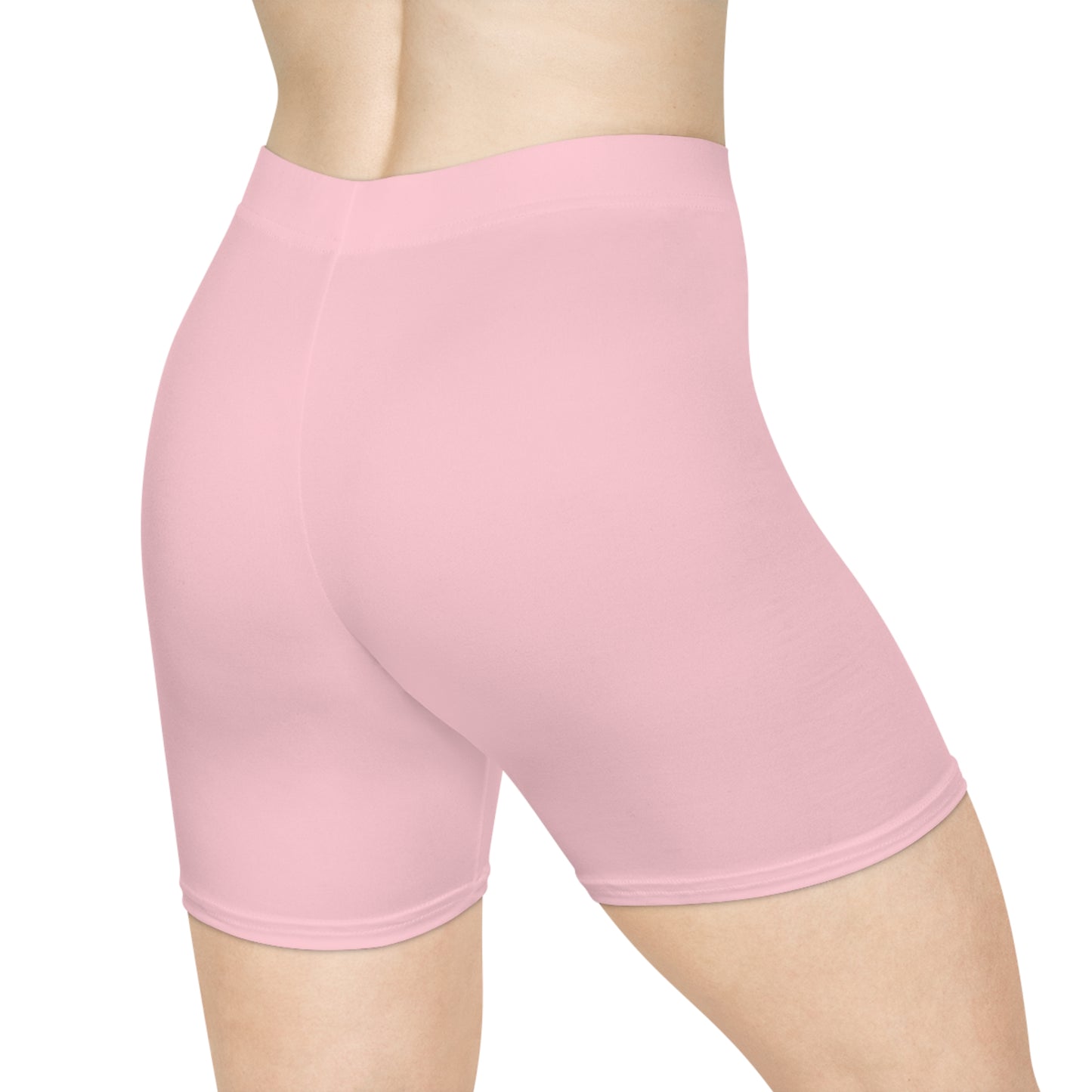 FFCCD4 Rose Clair - Short de Yoga Chaud