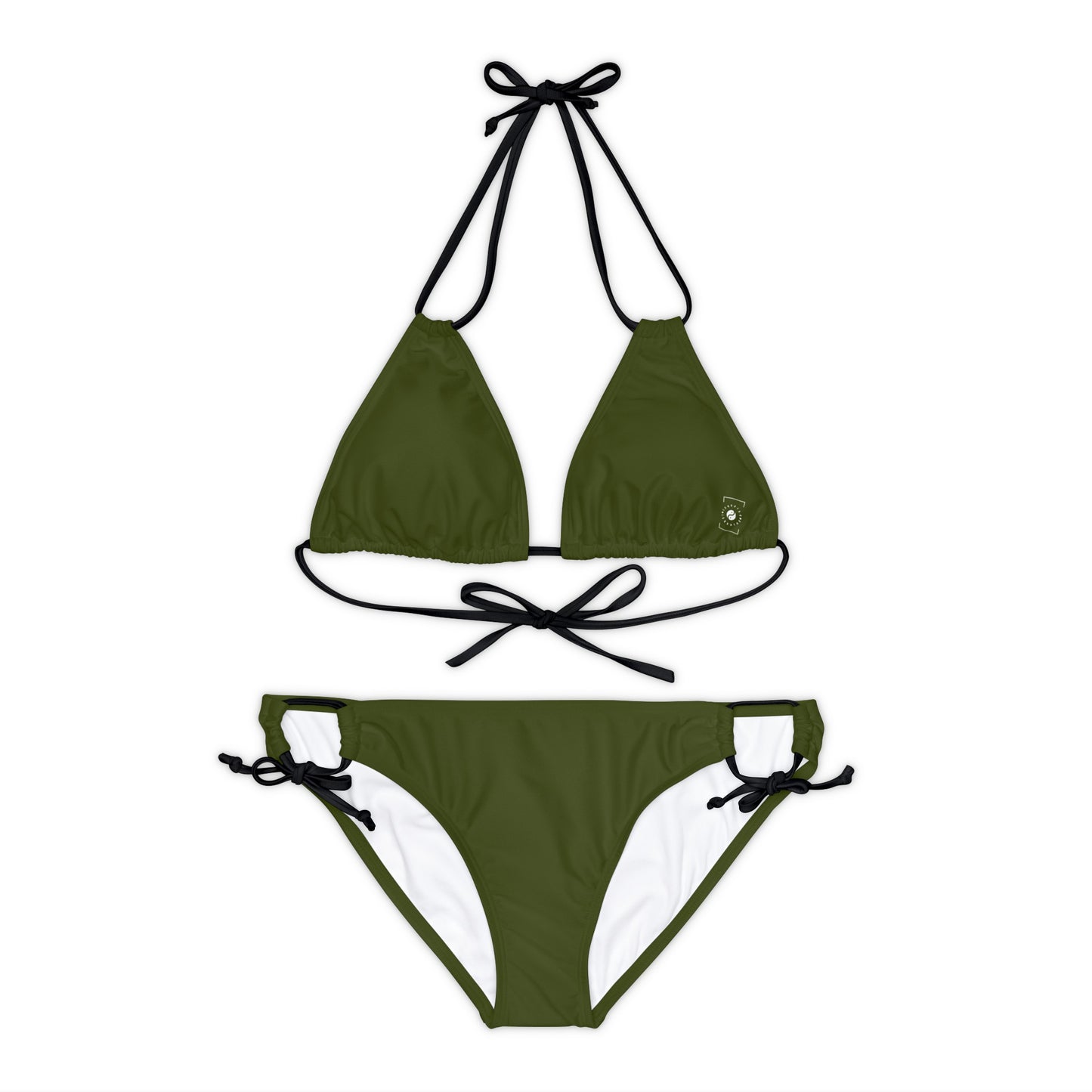 Camo Green - Lace-up Bikini Set