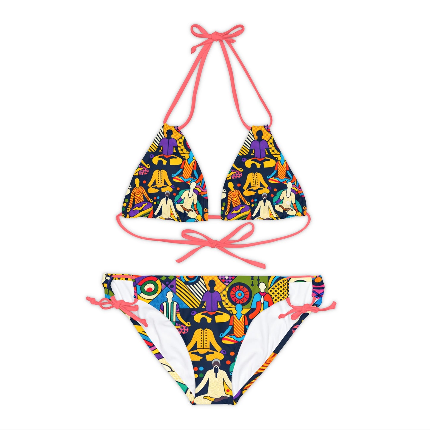 "Vibrant Sadana : Libérer le prana dans la Nouvelle Réalité" - Ensemble bikini à lacets