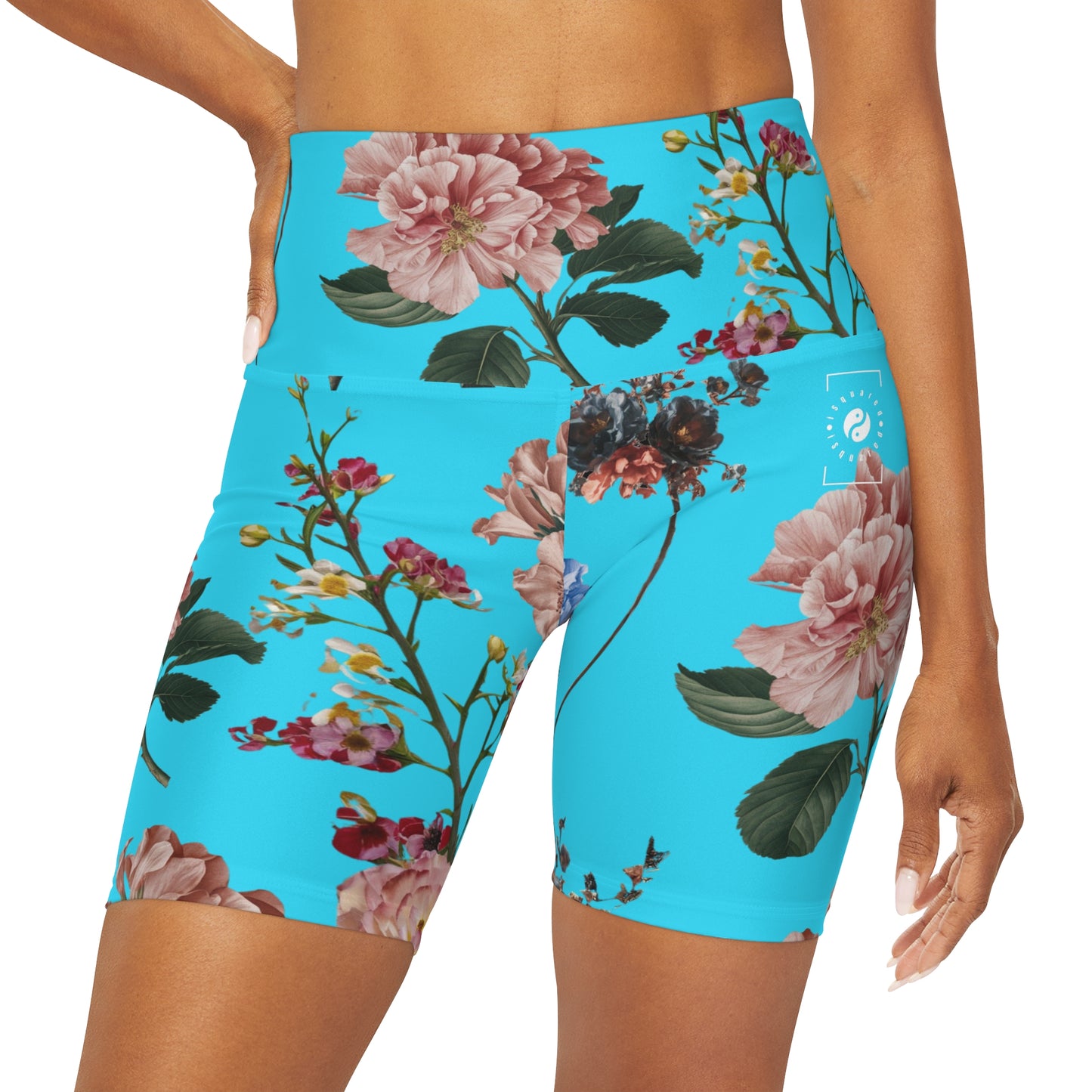 Botanicals on Azure - shorts