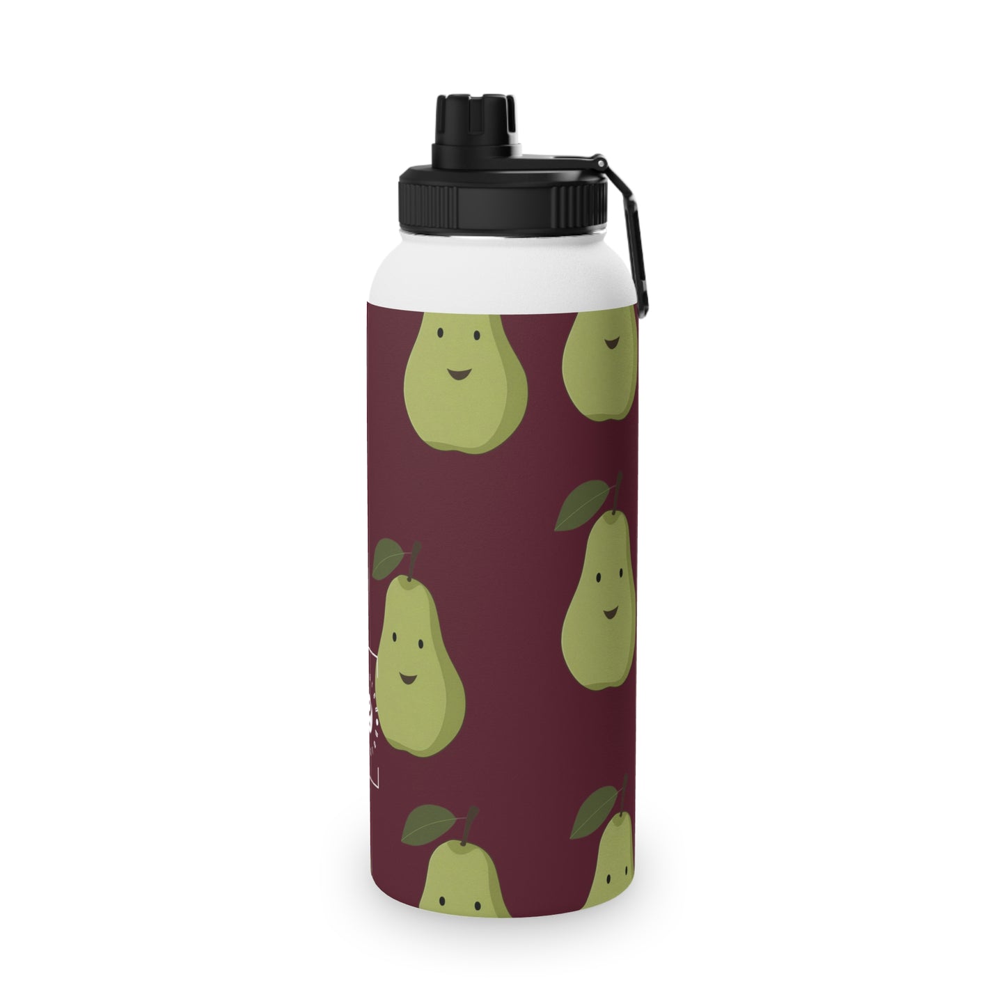 #60182D Deep Siena + Pear - Sports Water Bottle