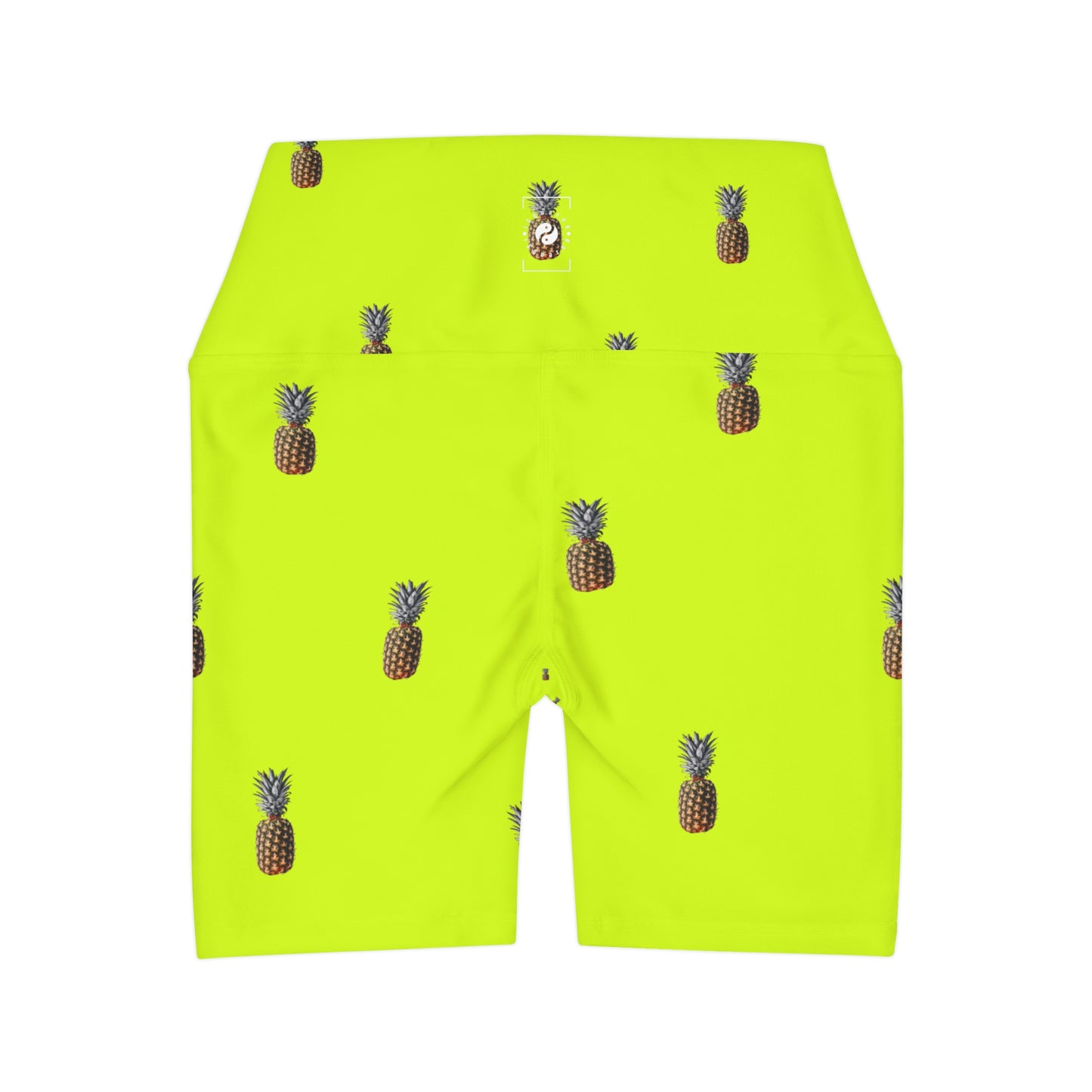 #D7FF11 Sharp Yellow + Pineapple - shorts