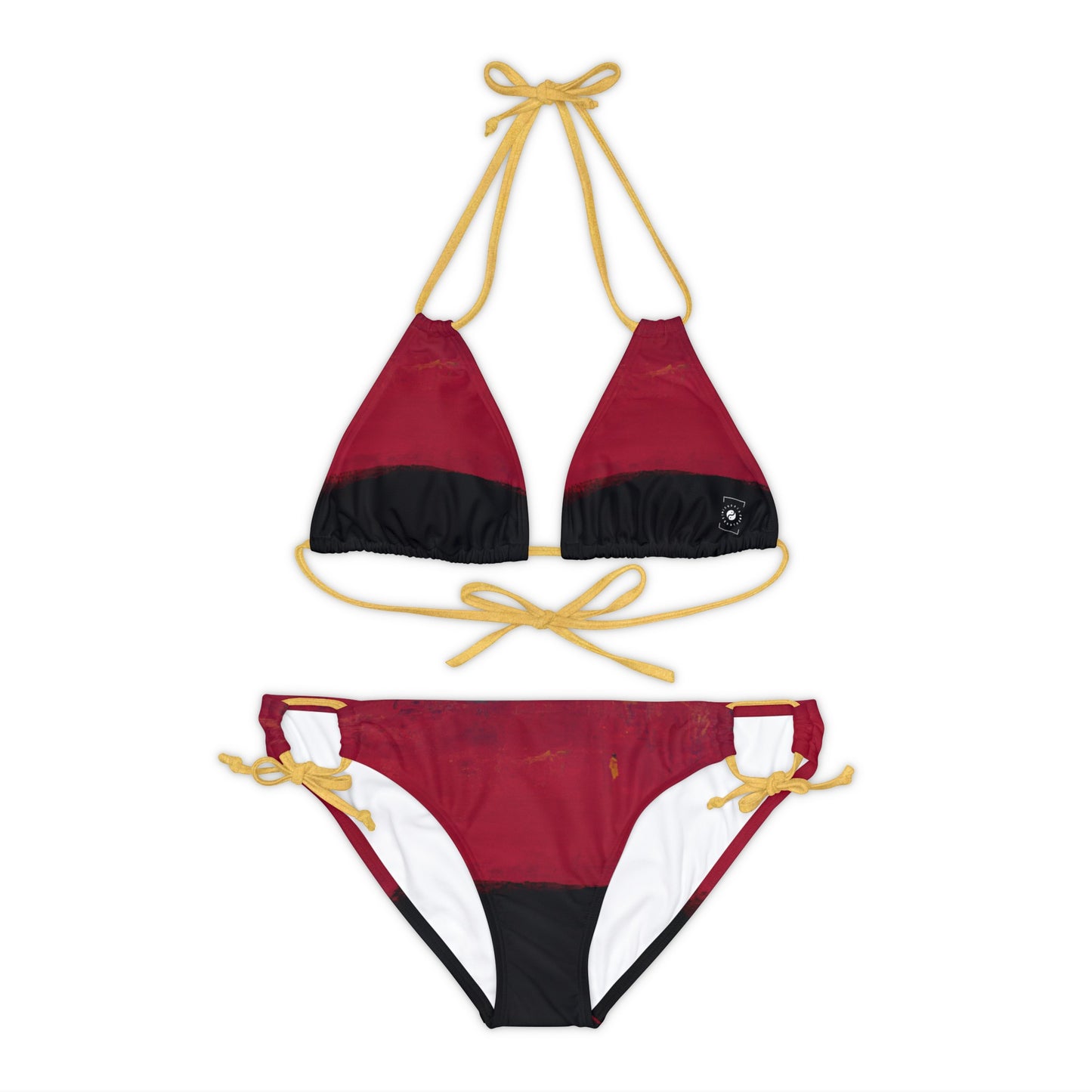 Nocturnal Vermillion - Ensemble bikini à lacets