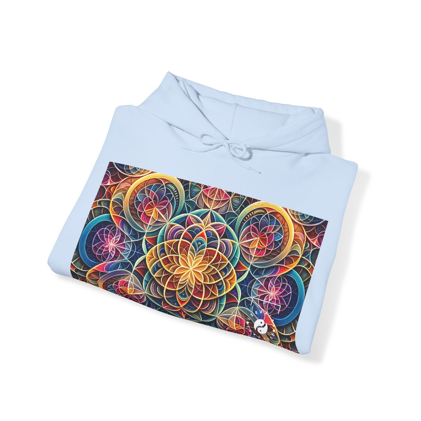 "Sacred Symmetry: Infinite Radiance of Love" - Hoodie