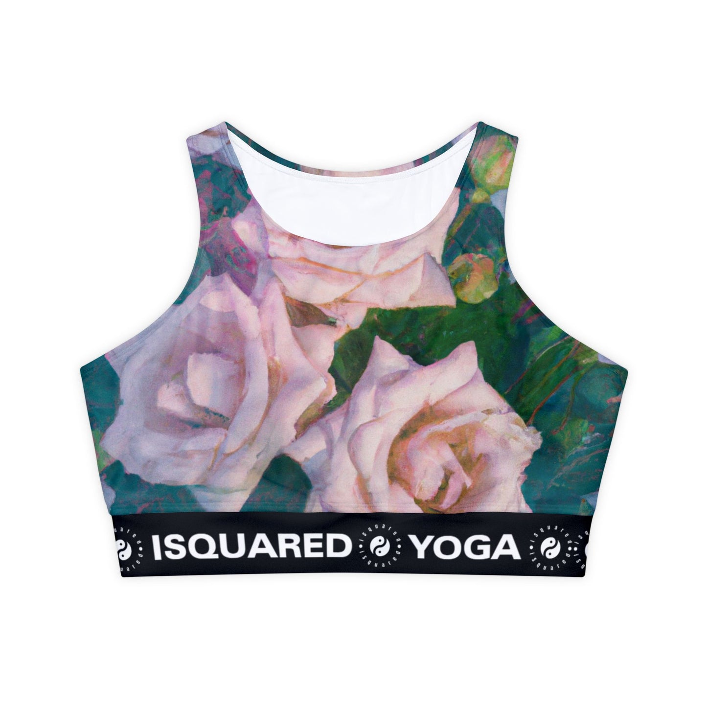 Cosmic Roses - Lined & Padded Sports Bra