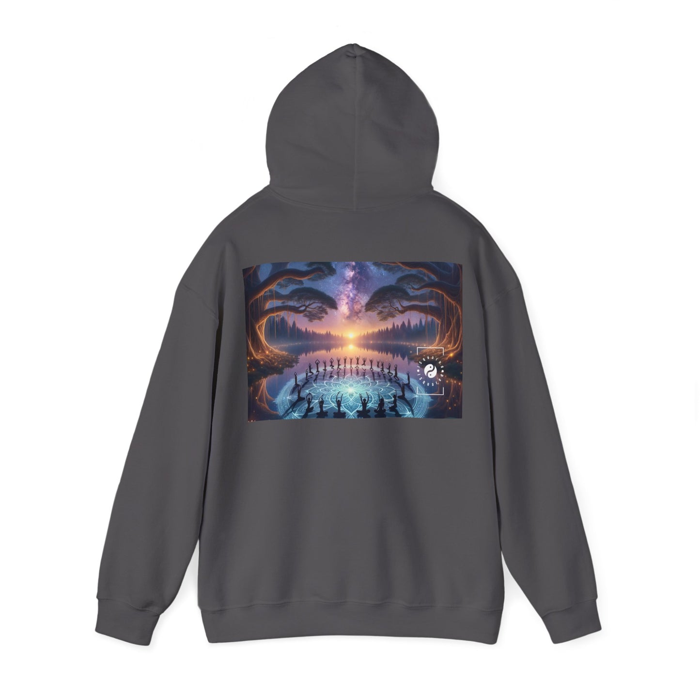 "Celestial Serenity: Mandala's Reflection" - Hoodie