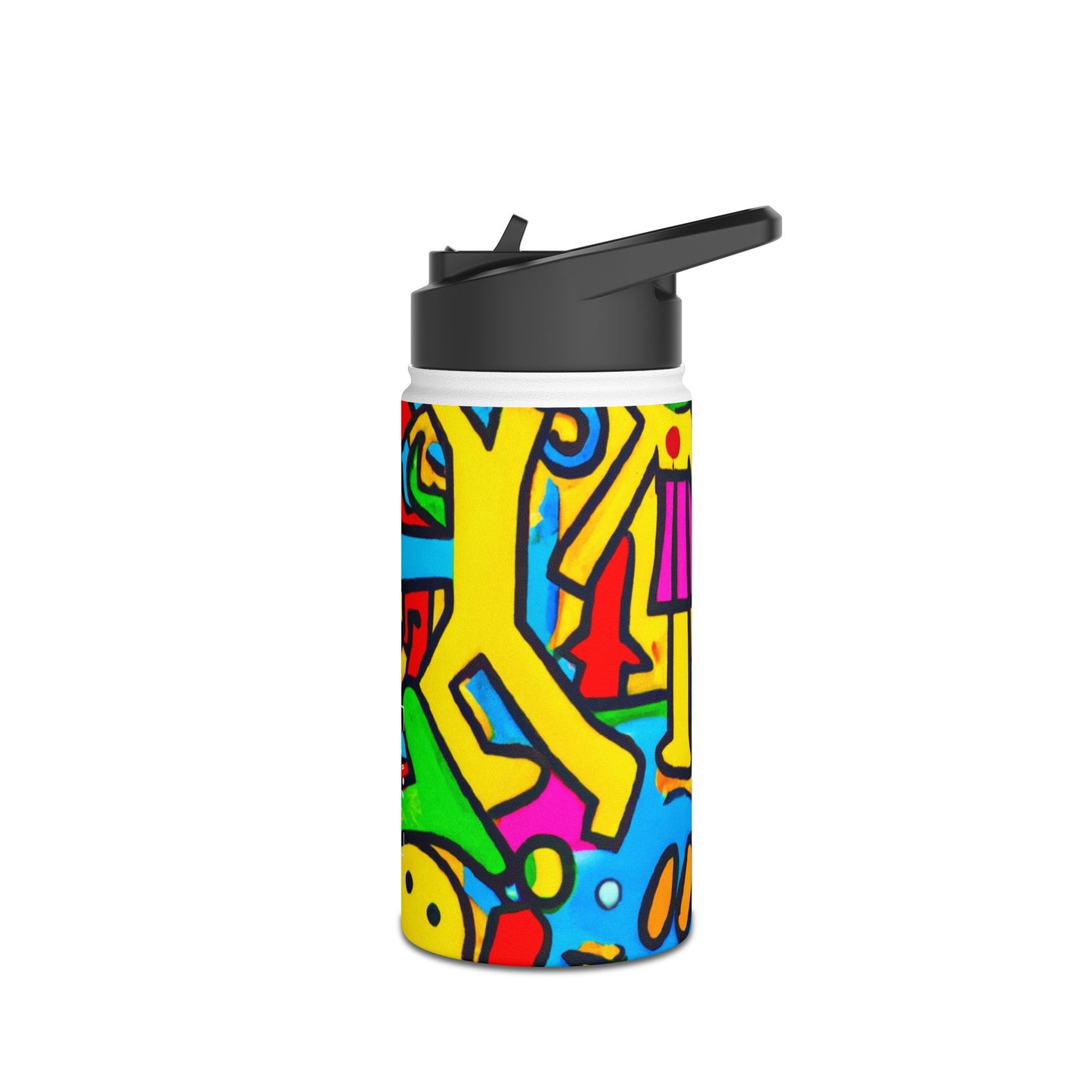 symbols of happiness - Water Bottle