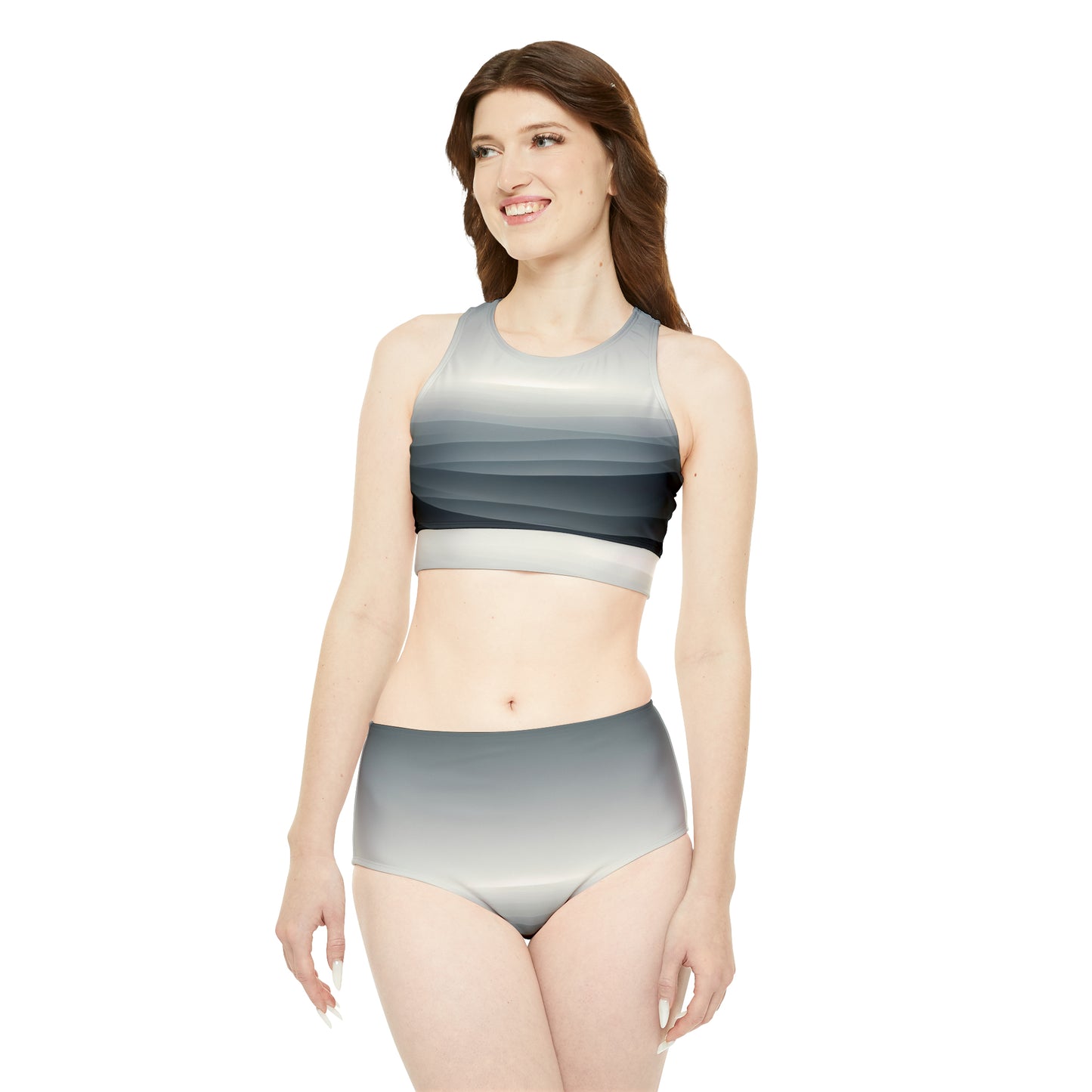 "Gradients of Grace" - Hot Yoga Bikini Set