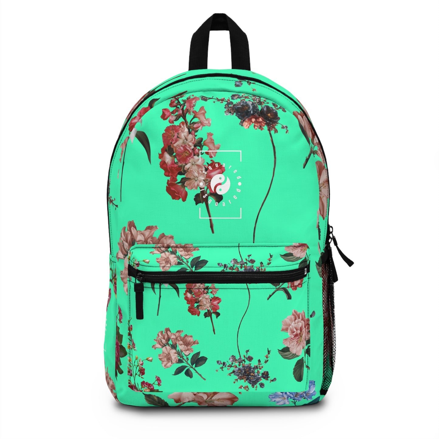 Botanicals on Turquoise - Backpack