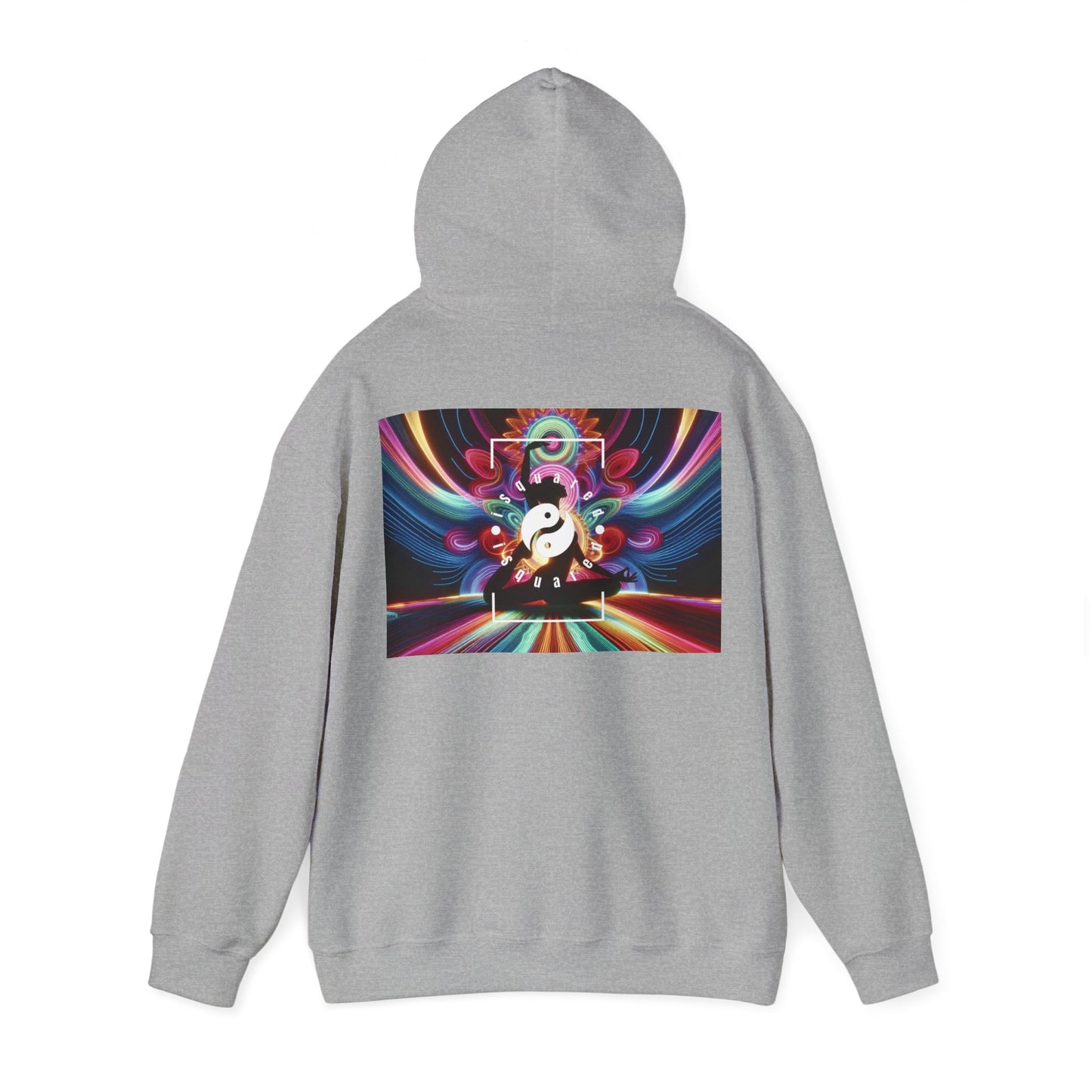 "Neon Zenith: Chromatic Balance" - Hoodie