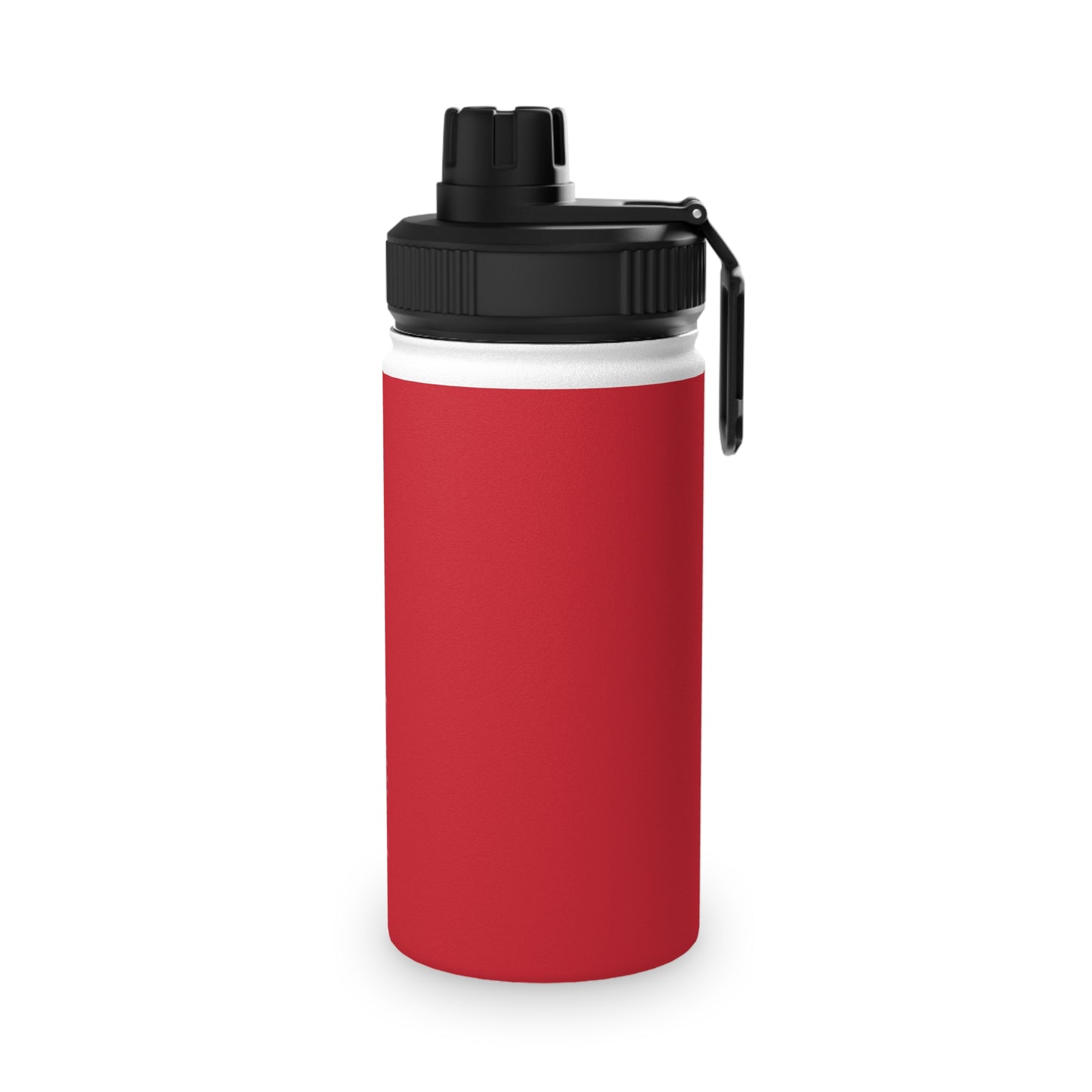 #D10927 Scarlet Red - Sports Water Bottle